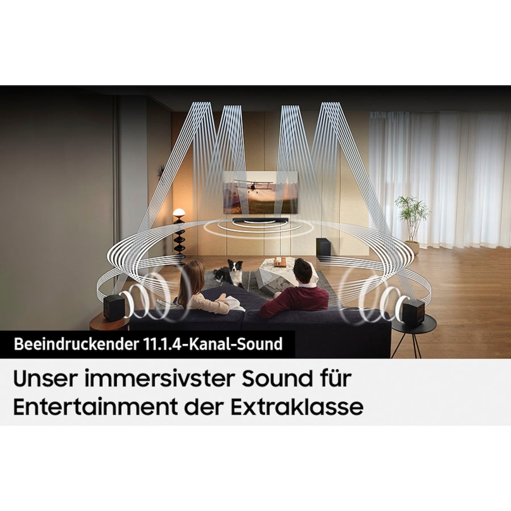 Samsung Soundbar »HW-Q995GC«, Gratis dazu:48 Mon.Garantie im Wert von 39,99€; 4.0.2 Rücklautsprecher