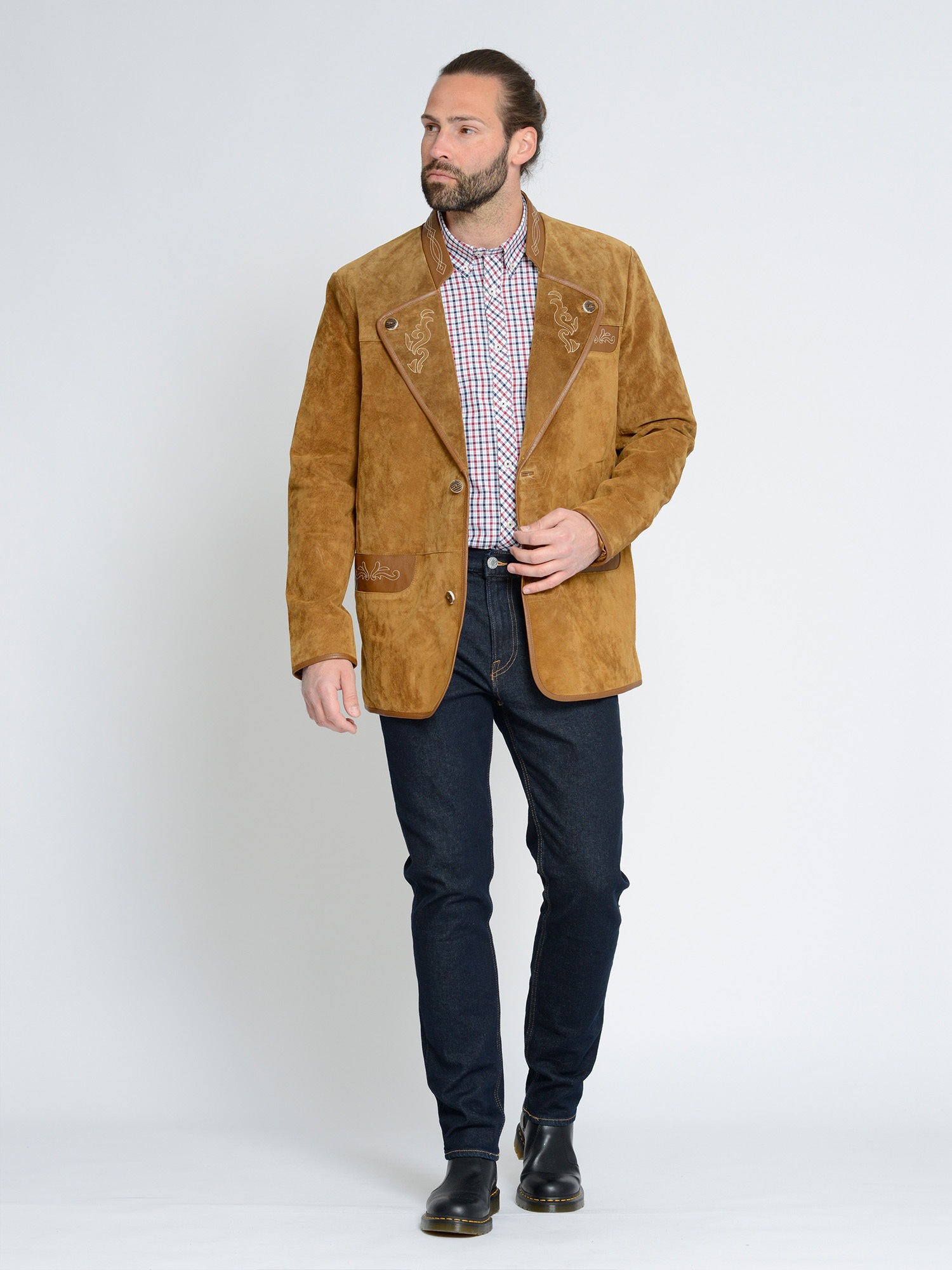JCC 31022146 Veste en Cuir Homme Marron 58 3