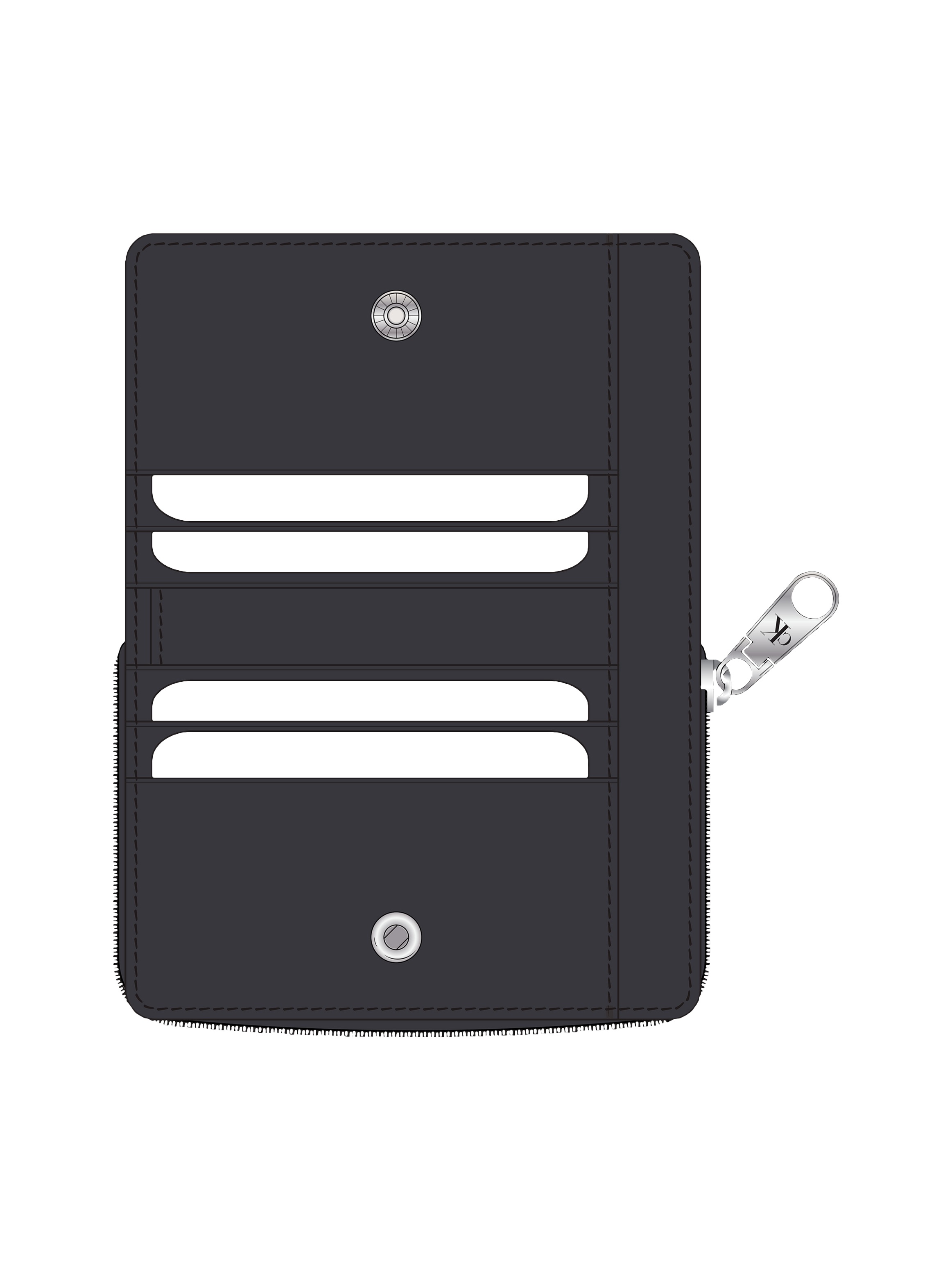 Calvin Klein Jeans Geldbörse »SCULPTED MED ZIP AROUND WALLET«, Geldbeutel, Portemonnaie Damen mit CK Prägung