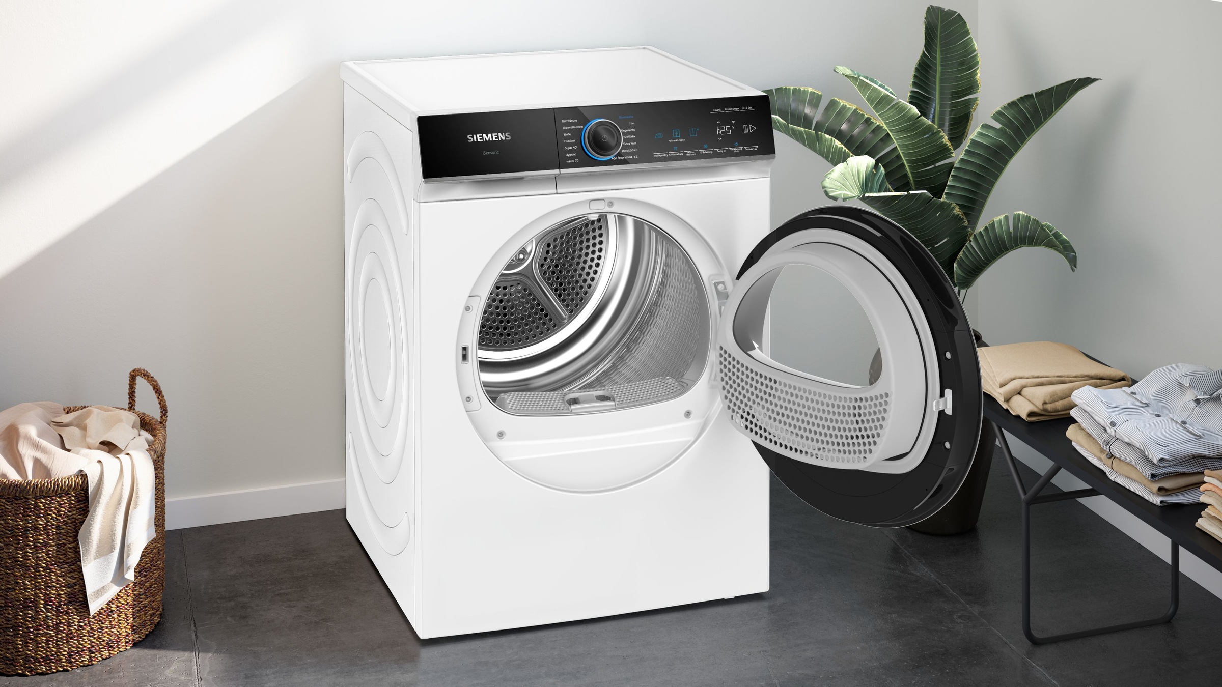 SIEMENS Wärmepumpentrockner »WR47B2C40« iQ700 Schnellster Trockner, Selbstreinigender Kondensator, autoDry