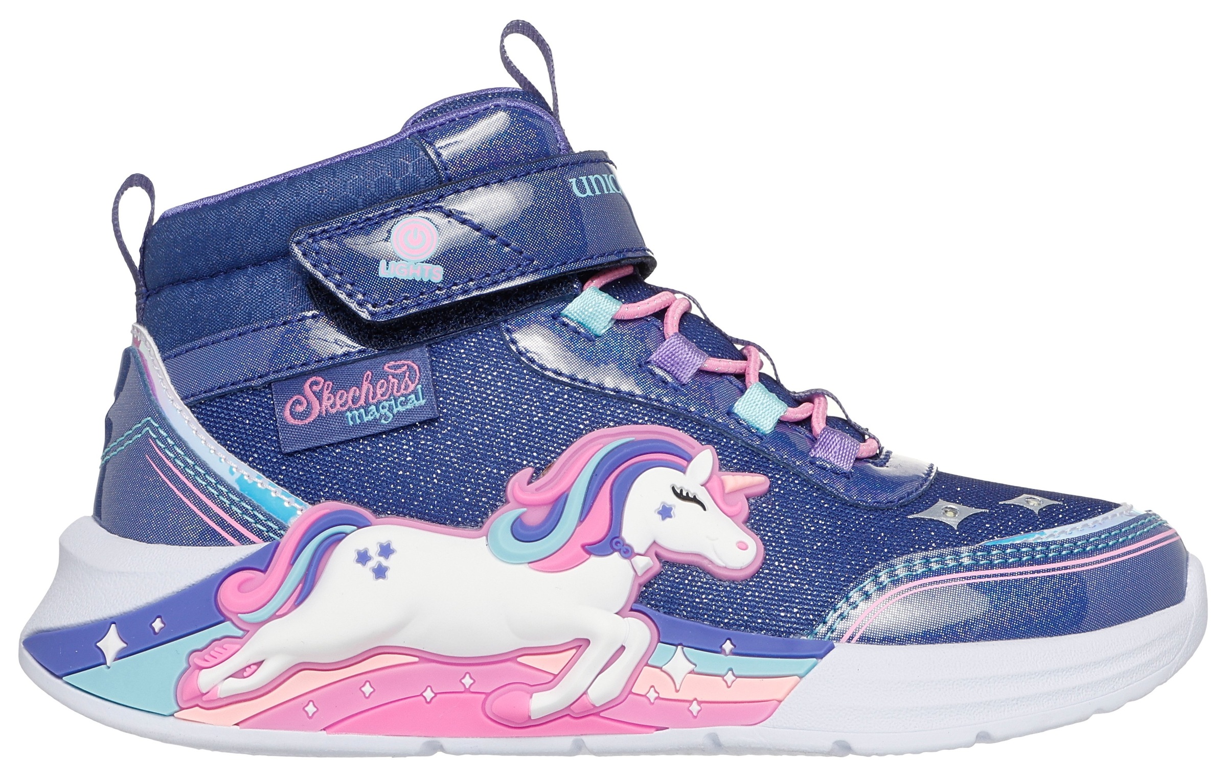 Skechers Sneaker »UNICORN CHASER«, Boots mit Einhorn, Größenschablone zum Download