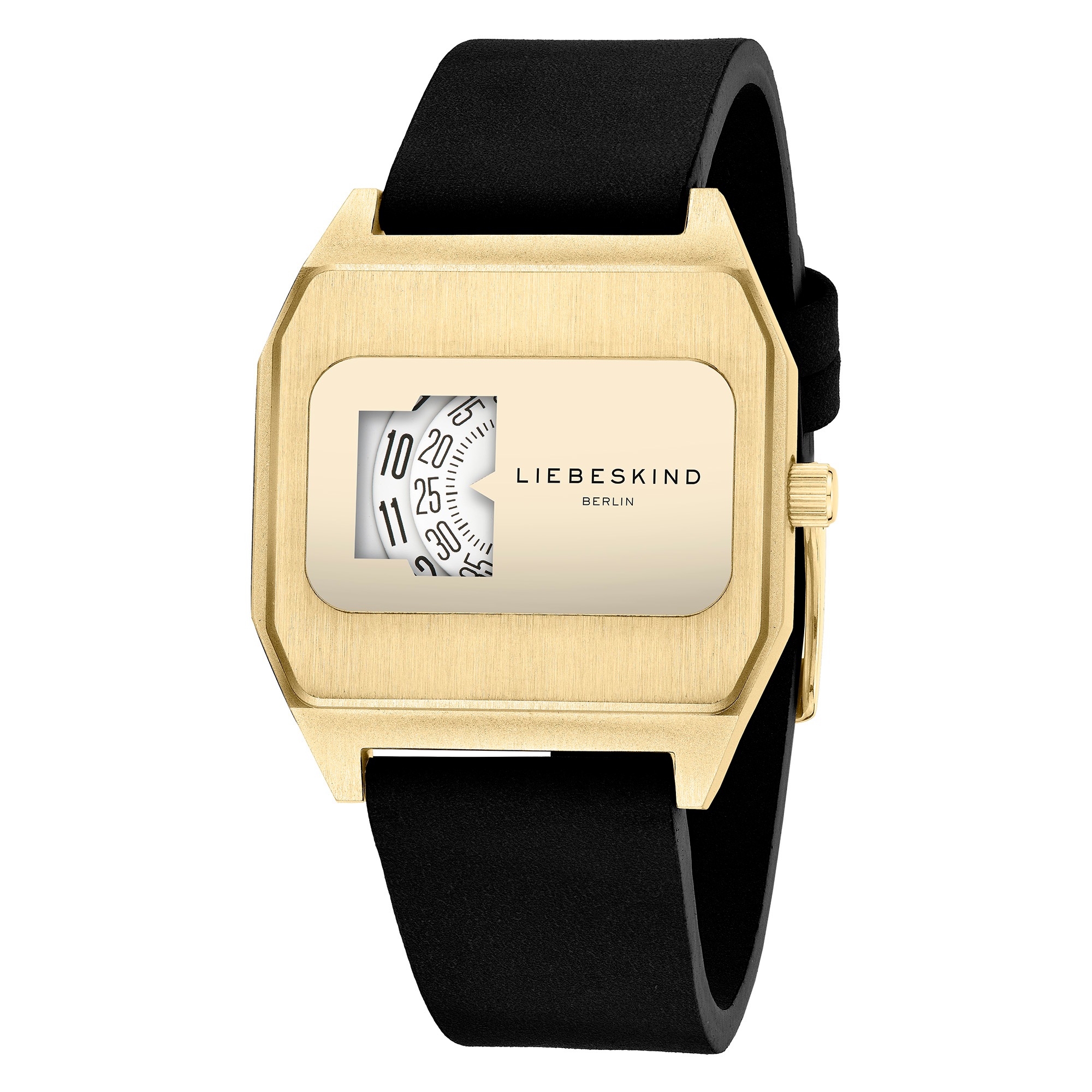 Liebeskind Berlin Quarzuhr »Vinyl Vision«, Armbanduhr, Damenuhr, Lederarmband, analog