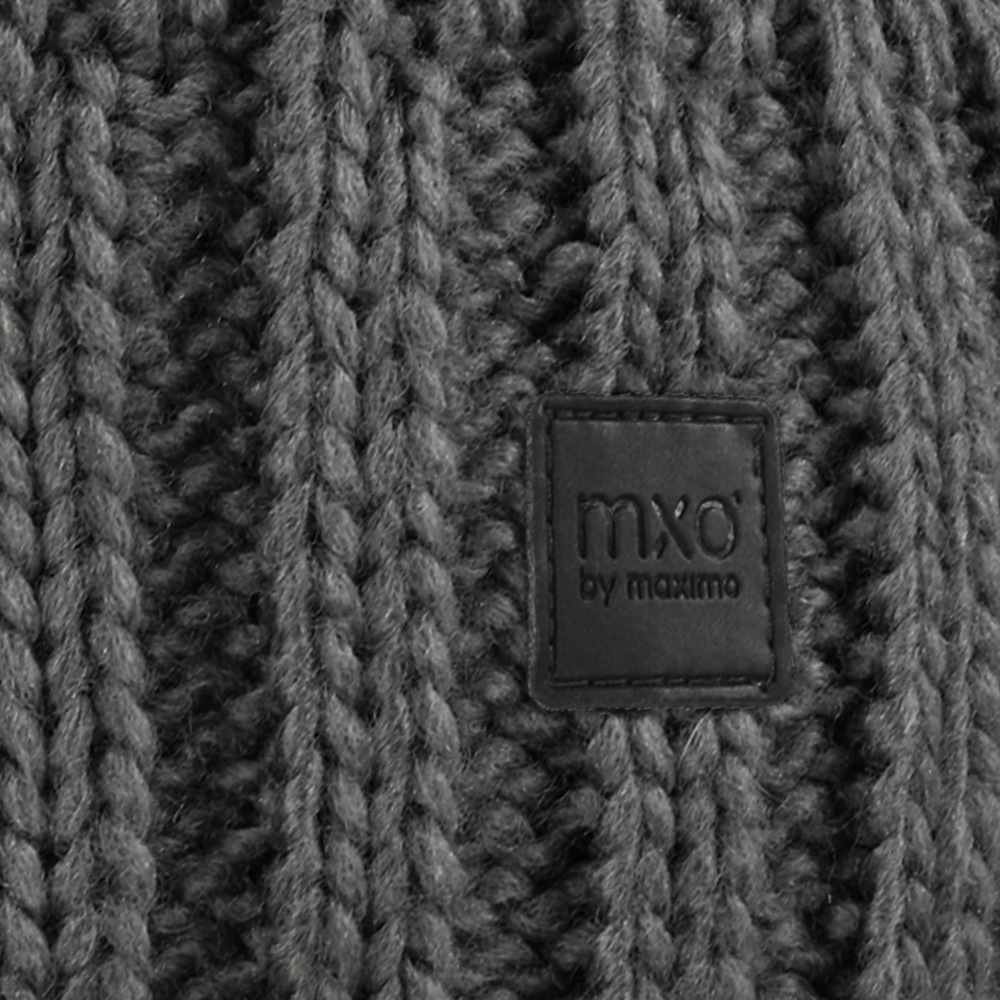 MAXIMO Strickmütze Breiter Umschlag, Grobstrick, gefüttert