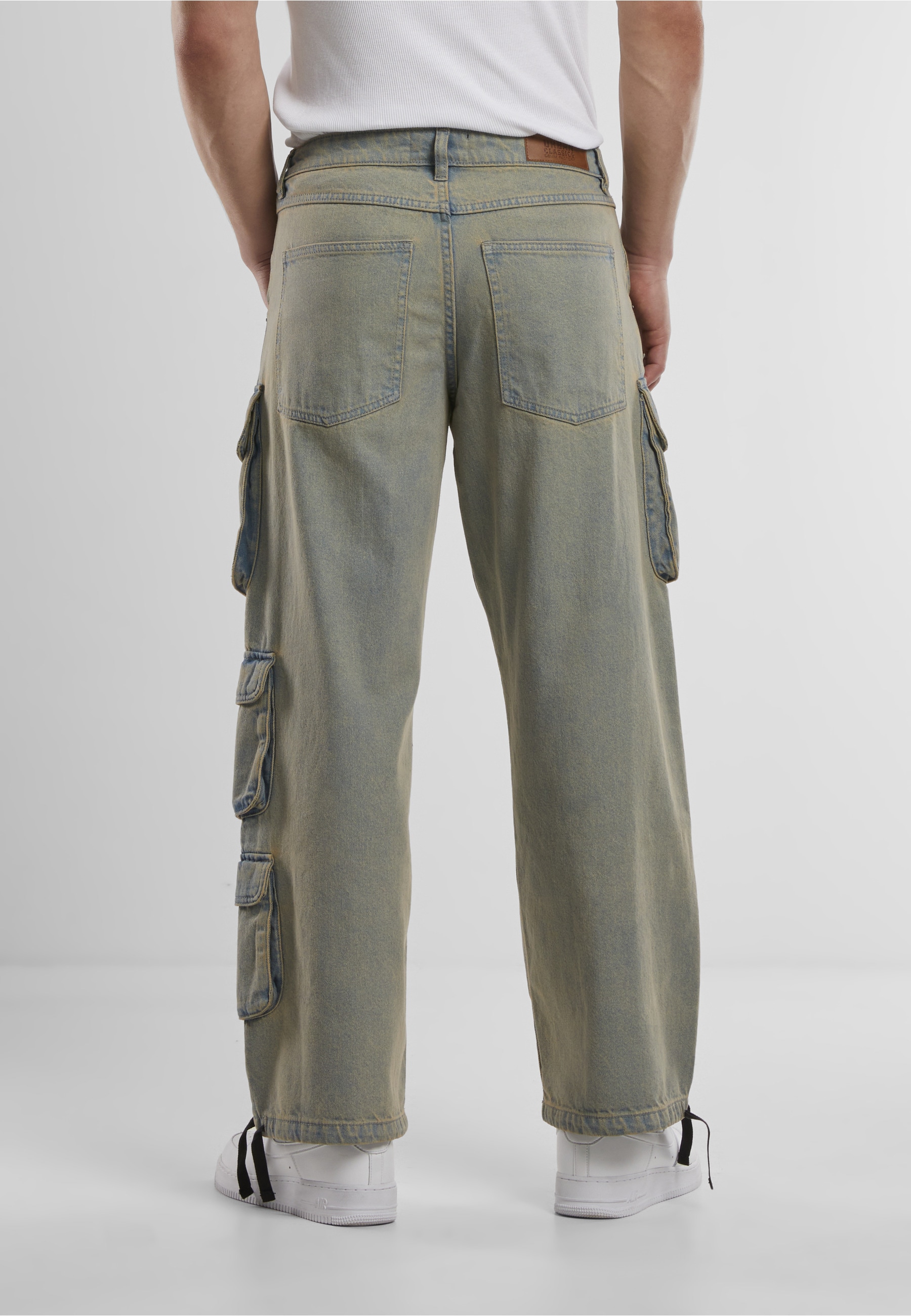 URBAN CLASSICS Cargohose »Urban Classics Multi Pocket Denim Cargo«