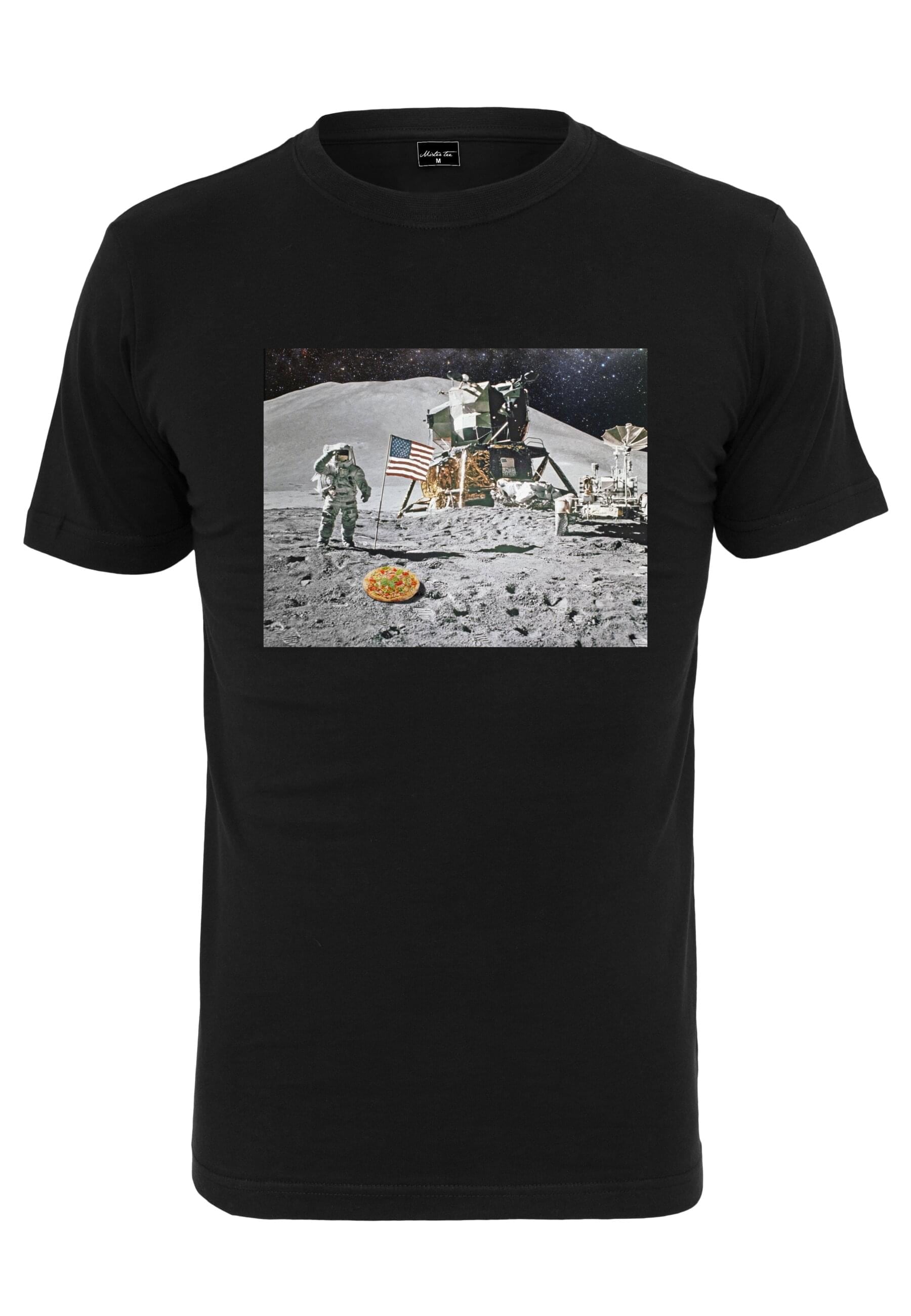 MisterTee T-Shirt "MisterTee Herren Pizza Moon Landing Tee", (1 tlg.) günstig online kaufen
