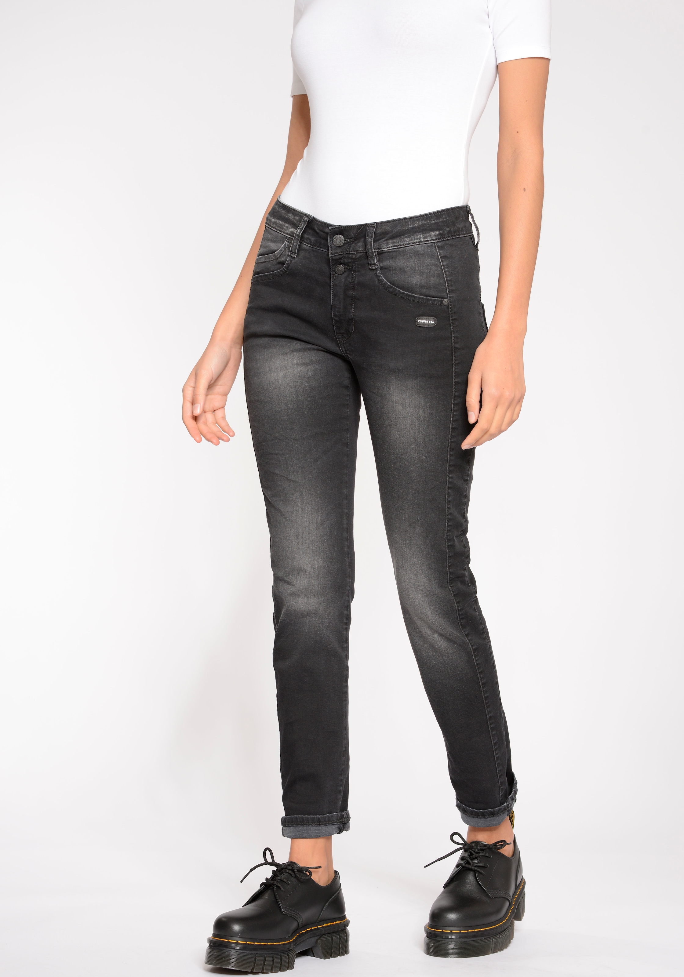 GANG Slim-fit-Jeans "94SANA CROPPED" günstig online kaufen