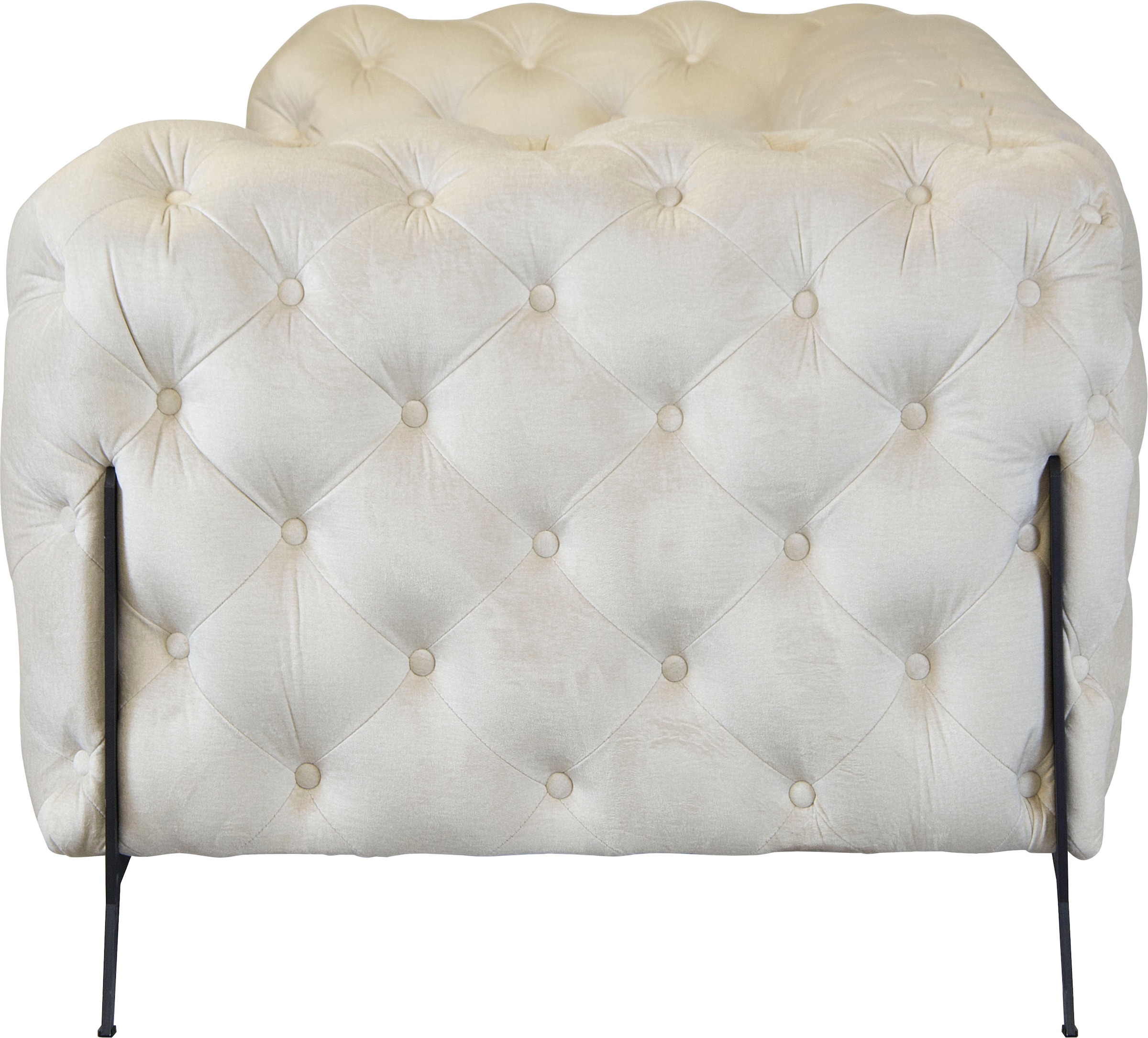 Leonique Chesterfield-Sofa »Amaury«, aufwändige Knopfheftung, moderne Chesterfield Optik, Fußfarbe wählbar