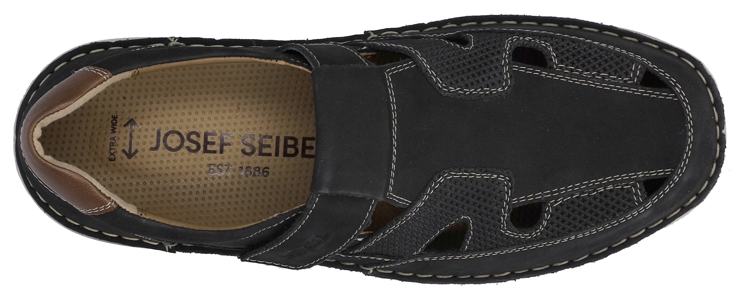 Josef Seibel Klettschuh »New Anvers 81«, Bäckersandale, Komfortschuh, Halbschuh in Weite K (sehr weit)