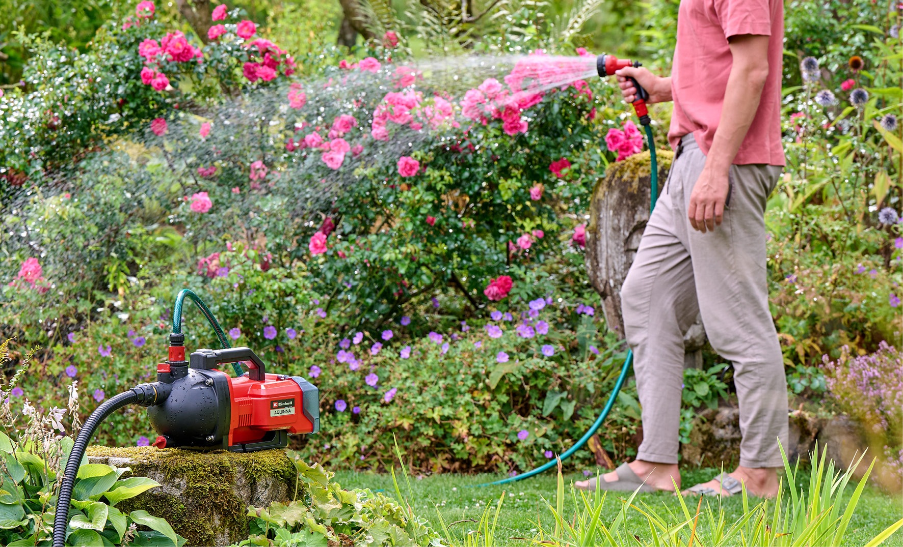 Einhell Akku-Gartenpumpe »AQUINNA 36/30 Set« ohne Akku und Ladegerät