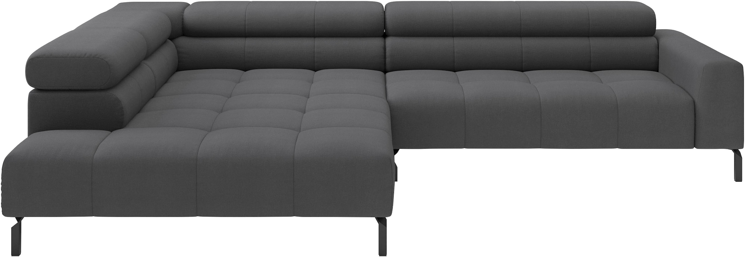 Home affaire Ecksofa "Claya, 311 cm breit, L-Form, inkl. Kopfteilverstellung" wahlweise elektrischer Sitzvorzug