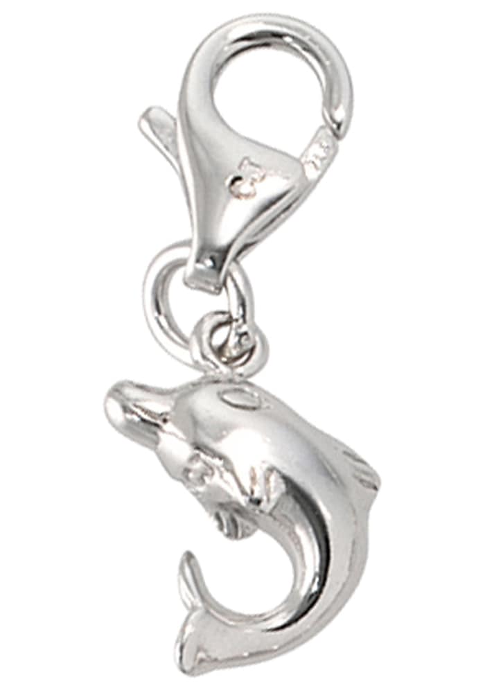 925 Silber Charm-Einhänger JOBO »Delfin«