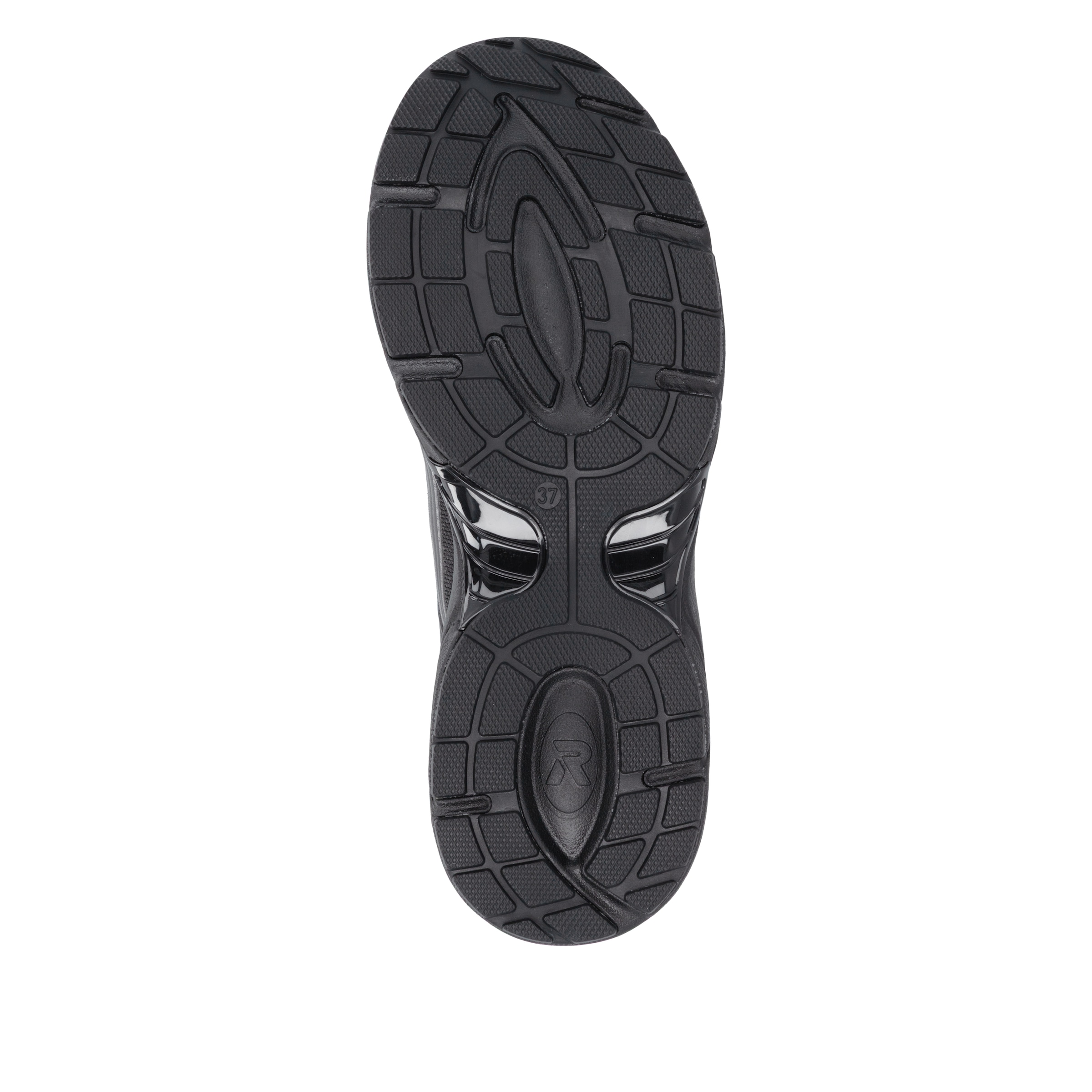 RIEKER Sport Keilsneaker  Plateau, Freizeitschuh, Halbschuh mit Kontrastbesätzen