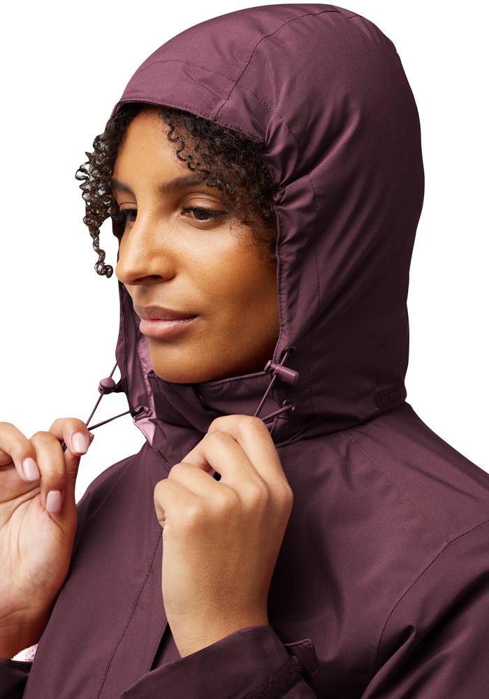 Thumbnail - Jack Wolfskin 3-in-1-Funktionsjacke "ROTWAND 3IN1 JKT W" mit Kapuze