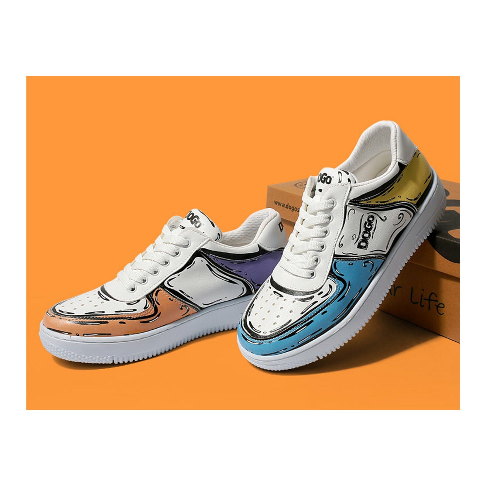 DOGO Sneaker "Dice Low-Top Sneaker Dogo Sketch Damen Sneaker", Vegan günstig online kaufen