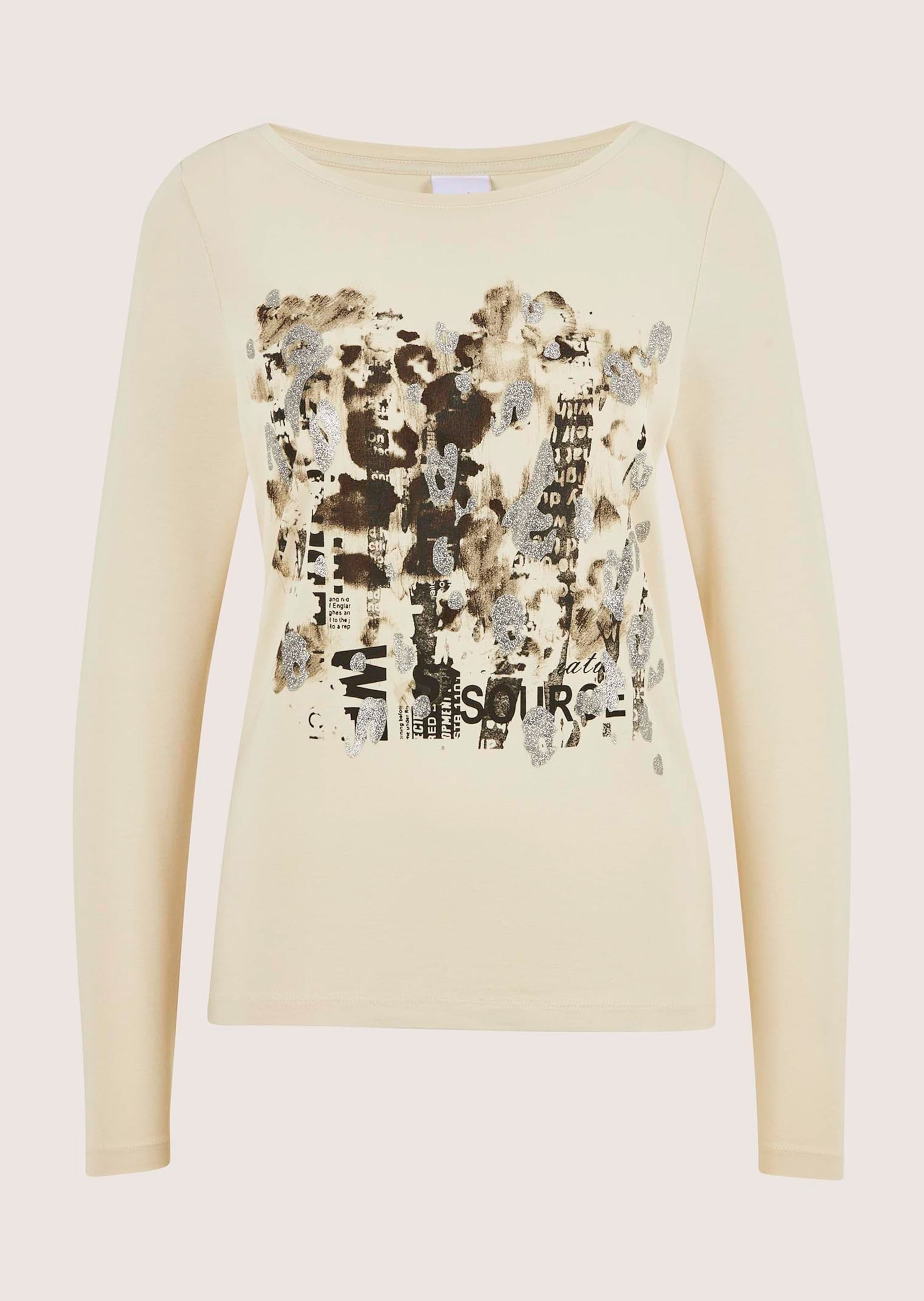 MADELEINE Langarmshirt "Blusenshirt Glamouröses Oberteil mit Straßakzenten" günstig online kaufen