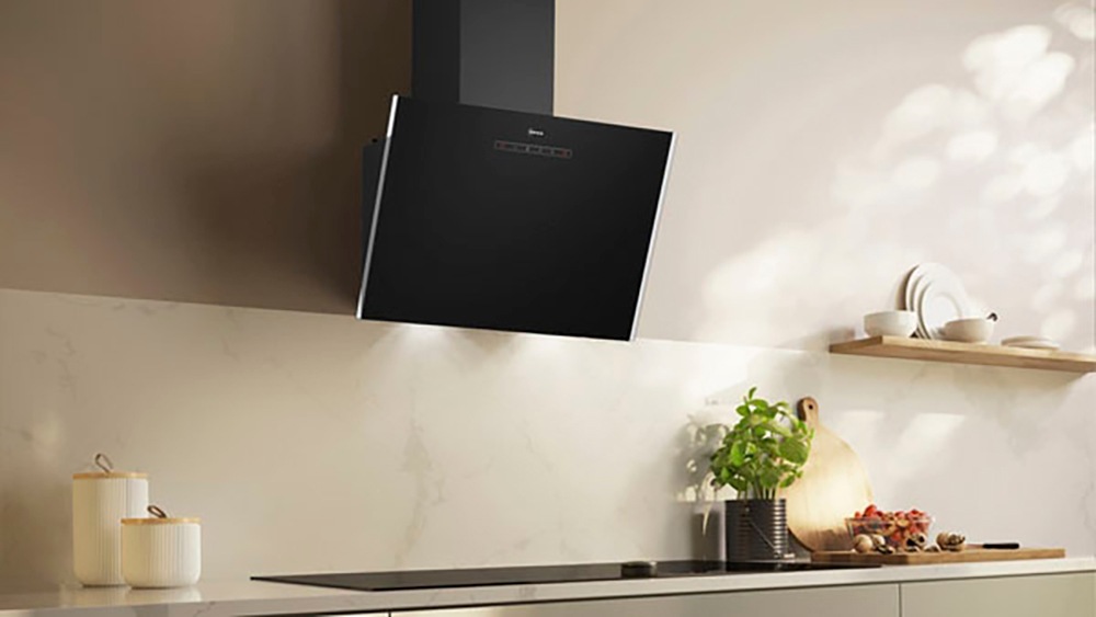 Neff D63IDK1S0 N30 Wandesse 60 cm Klarglas schwarz bedruckt
