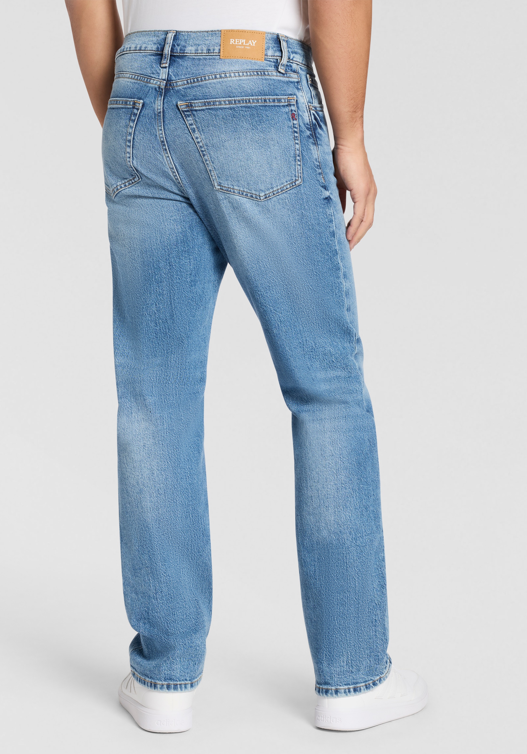 Replay Boyfriend-Jeans "Jaylie" mit geradem Bein günstig online kaufen