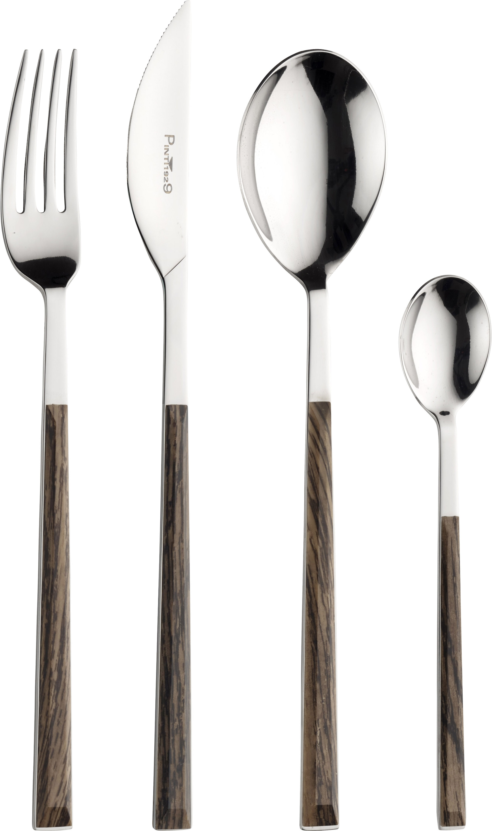 PINTINOX Besteck-Set "Sushi" mit Kunststoffgriff in Holz-Optik günstig online kaufen