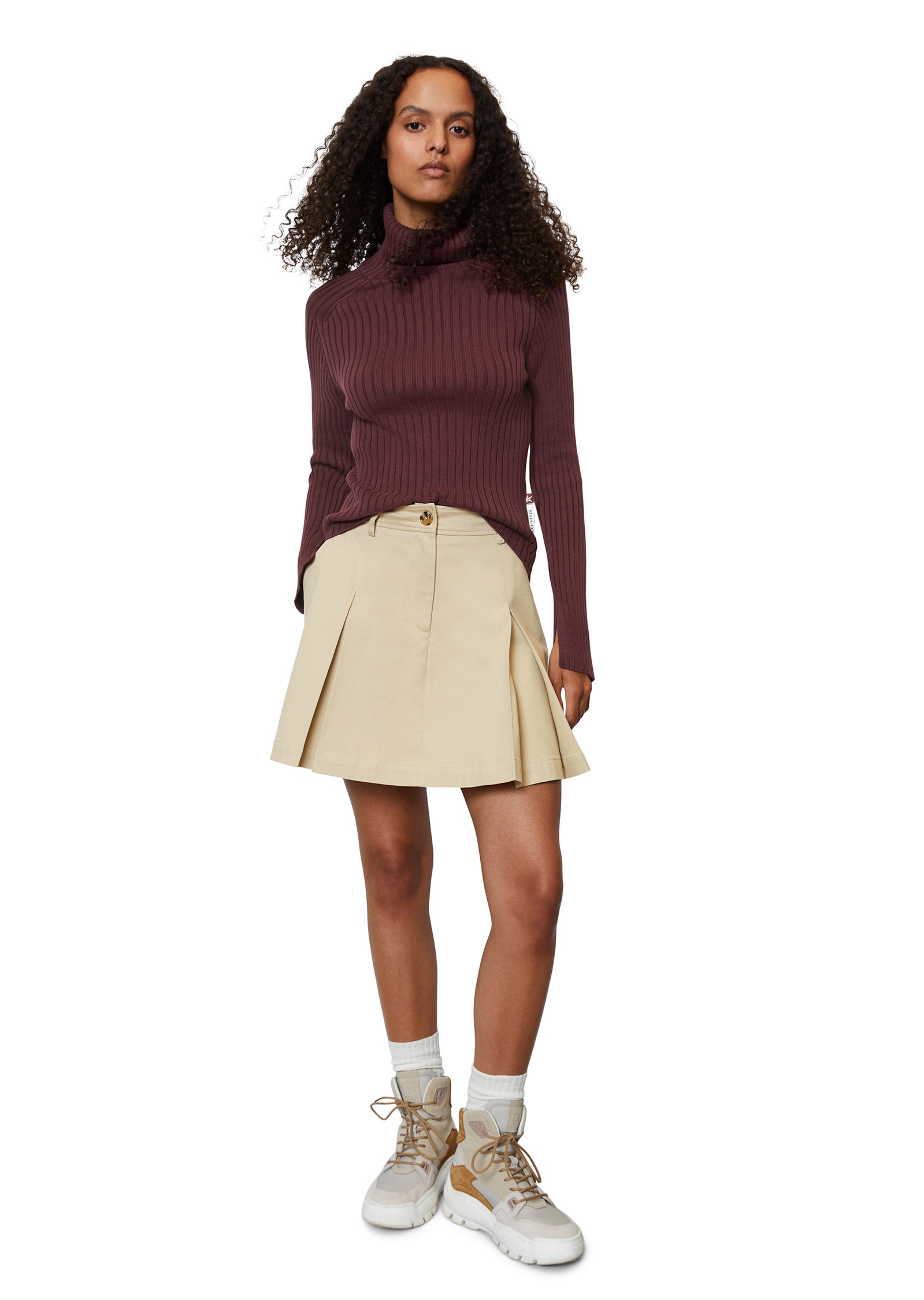 Marc O'Polo Rollkragenpullover »aus Organic Cotton«