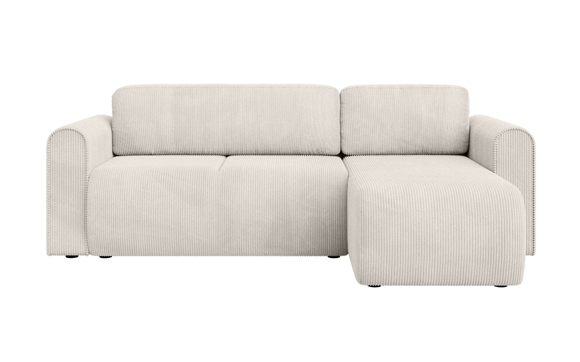 INOSIGN Ecksofa »Zacharia wahlweise Schlafsofa mit Bettkasten, B/T/H 250/166/86 cm«, L-Form mit Wellenunterfederung, Recamiere beidseitig montierbar