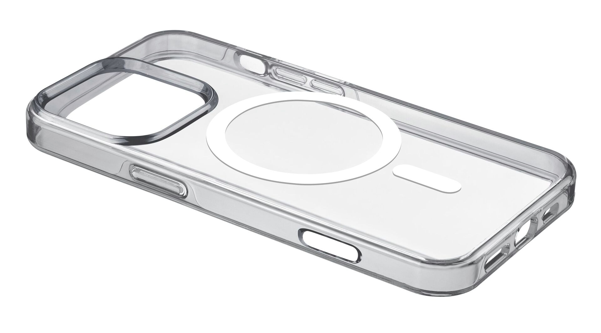 CELLULARLINE Handyhülle "Gloss MagSafe Case für Apple iPhone 16 Pro", B:11cm H:2cm T:21cm, transparent, Hüllen, Backcover, Schutzhülle,