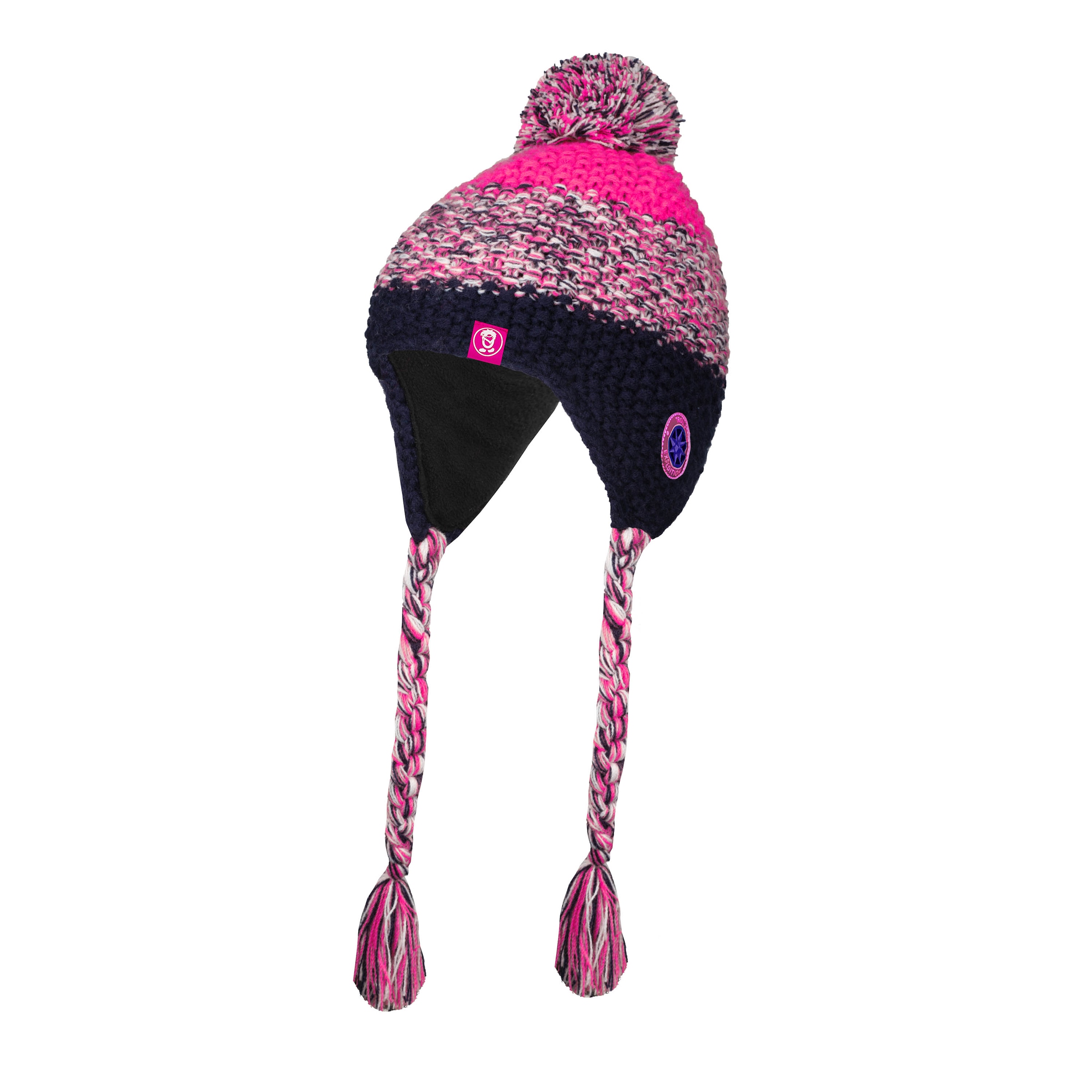 TROLLKIDS Bommelmütze "GIRLS BORGUND BOBBLE CAP" für Kinder und Jugendliche, mit Bommel, sportlicher Stil, wärmend