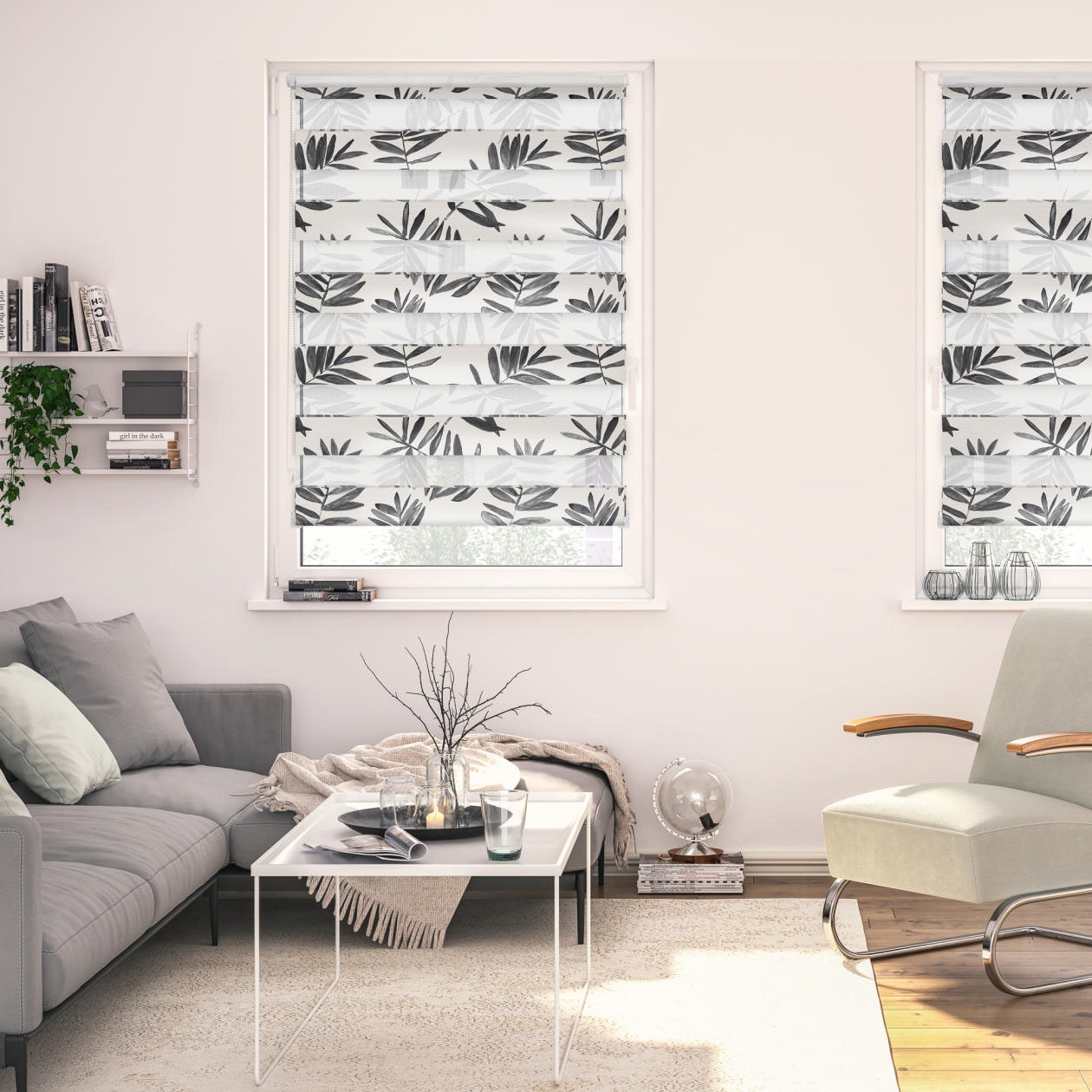 LICHTBLICK ORIGINAL Doppelrollo "Duo Rollo Klemmfix, ohne Bohren, blickdich günstig online kaufen