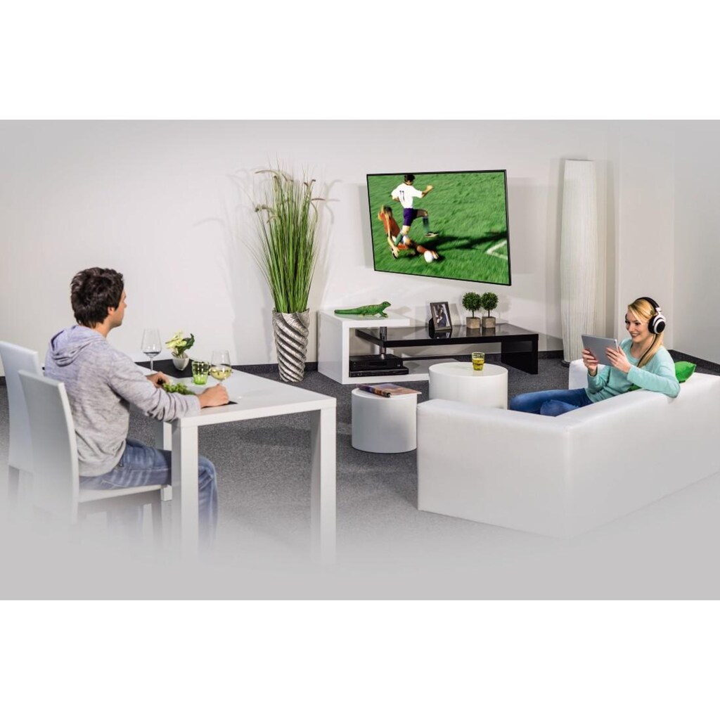 Hama TV-Wandhalterung »FULLMOTION, 2 Arme, Schwarz, 81 - 165 cm (32"- 65"), 43", 50", 55"«