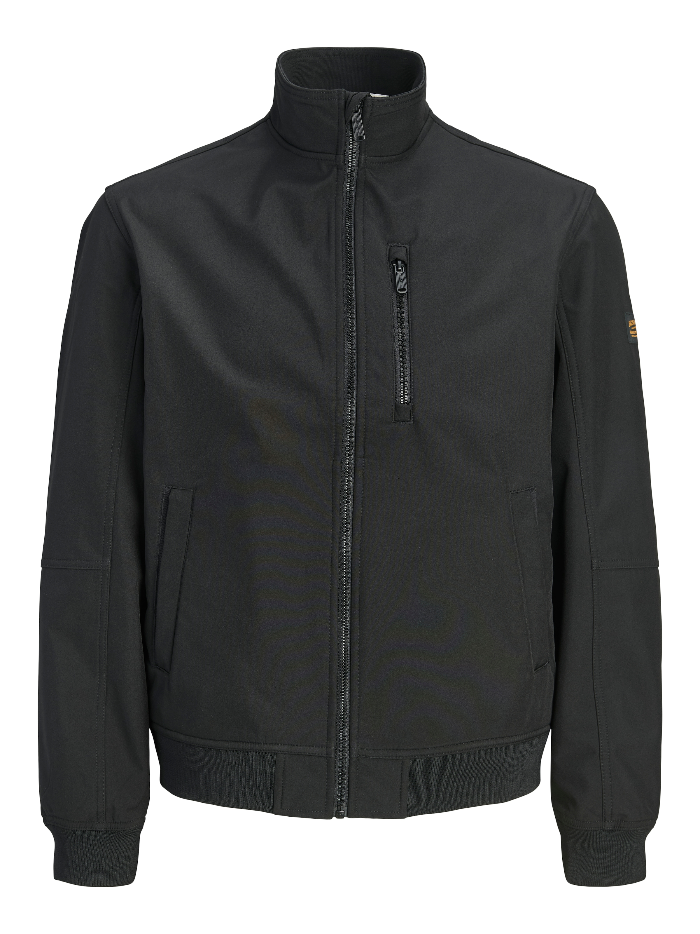 Jack & Jones Softshelljacke »JJELIAM SOFTSHELL BOMBER NOOS« Kunstfaser, regular fit