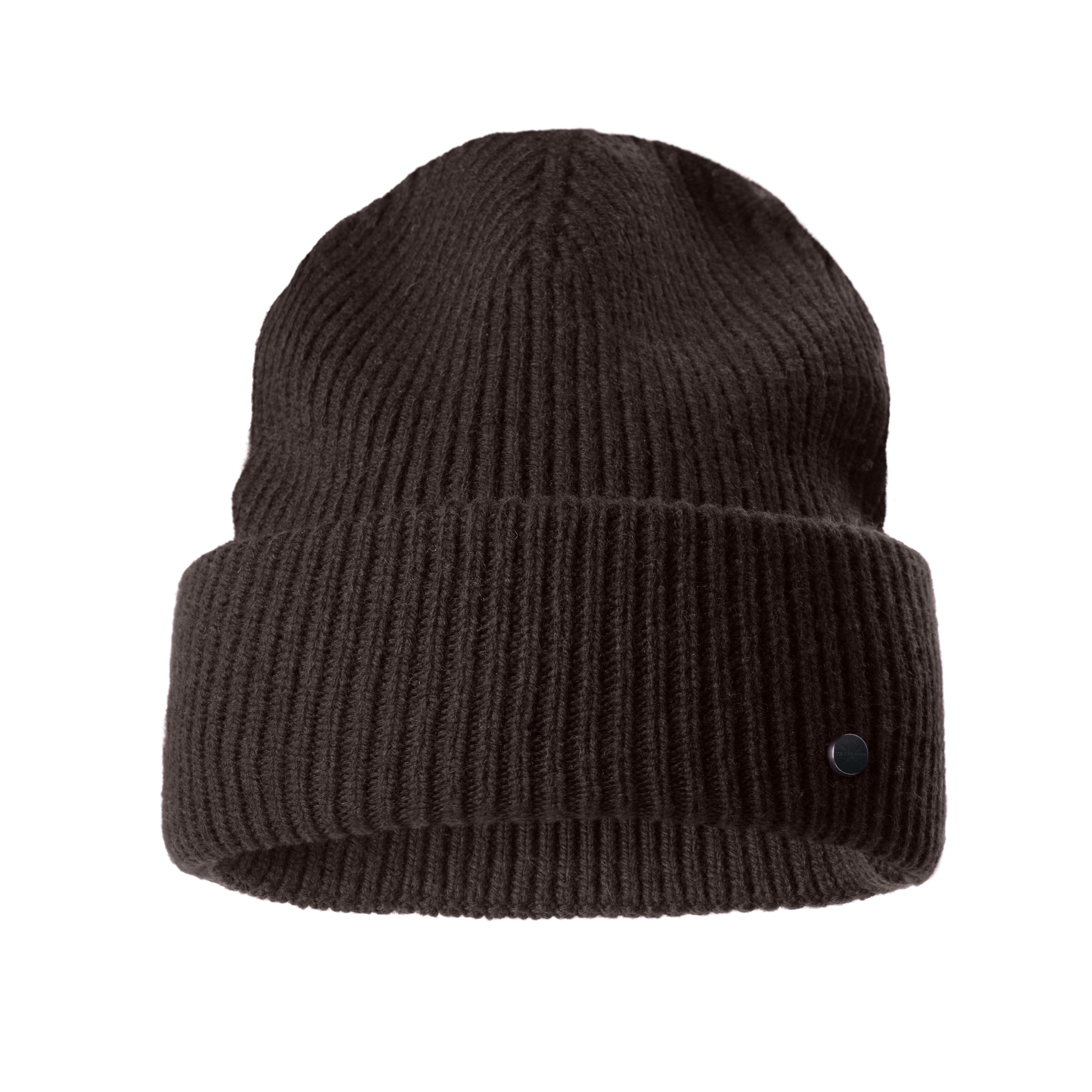 PEARLWOOD Strickmütze "IVA" Feinripp, breiter Umschlag, Temperaturregulierend, Wollanteil
