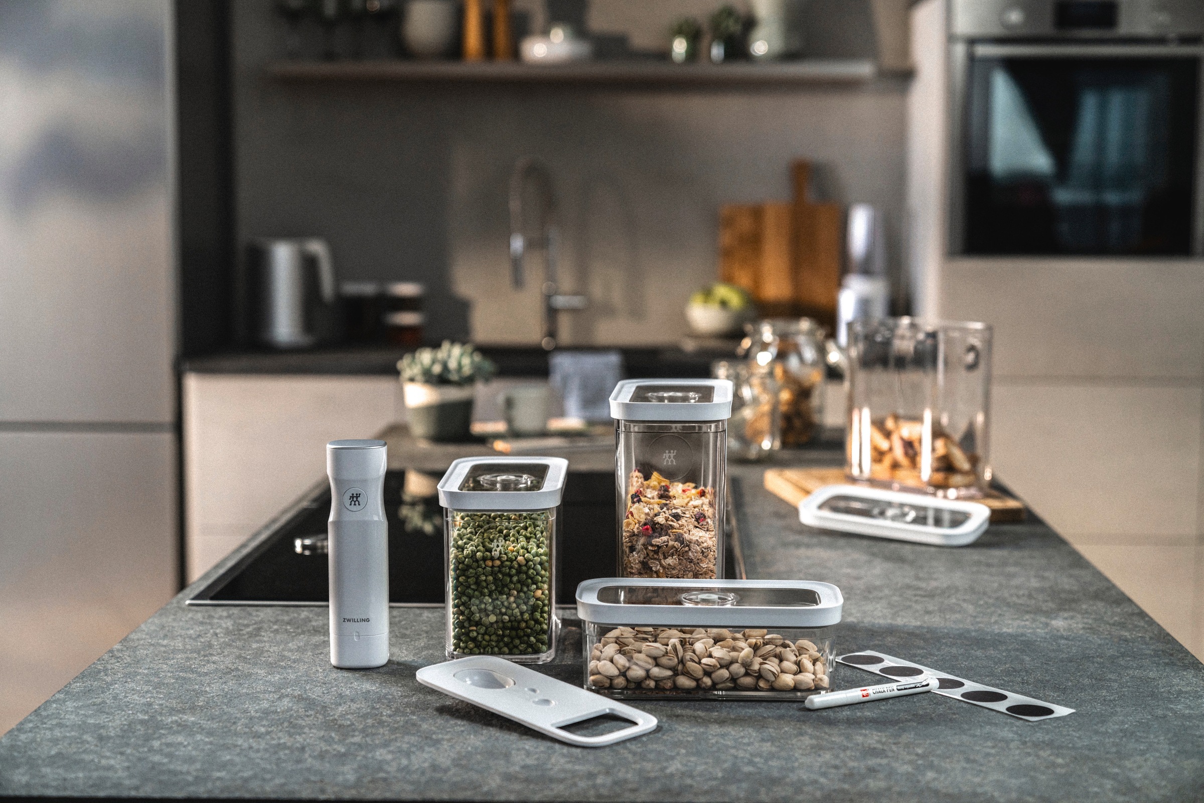 Zwilling Vakuumbehälter "CUBE Set M" Set, 5 Stk. tlg. modulare, stapelbare günstig online kaufen