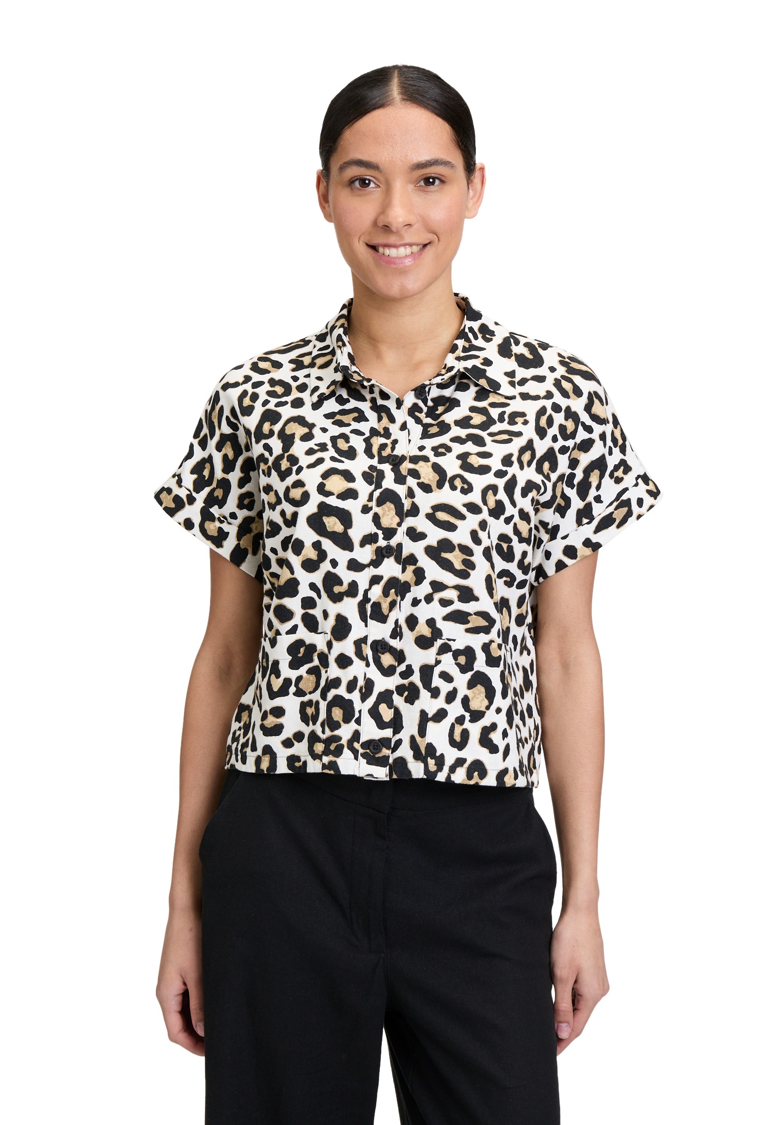 Betty Barclay Hemdbluse "Betty Barclay Damen Leinenbluse mit Kragen" günstig online kaufen