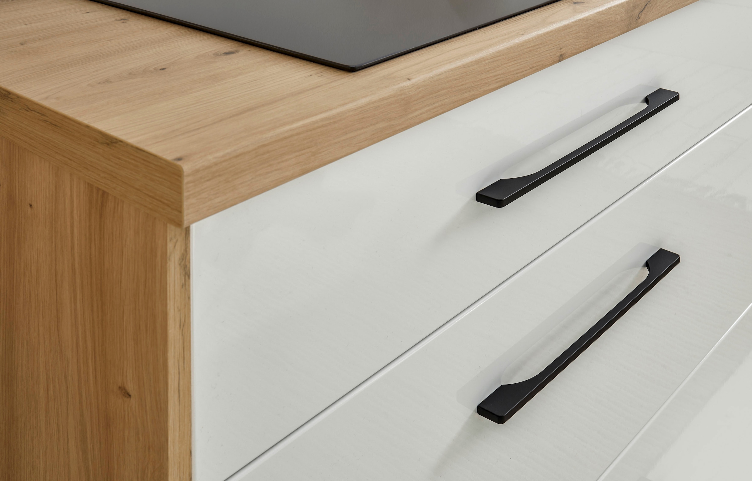 BASIC by Balculina Küche »Seattle«, 330 cm breit, wahlweise mit oder ohne E-Geräte