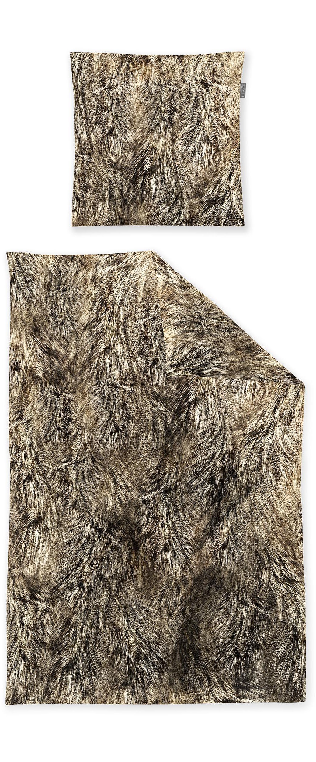 Irisette Bettwäsche "Zobel 8555" 2 Stk. tlg. samtig weich günstig online kaufen