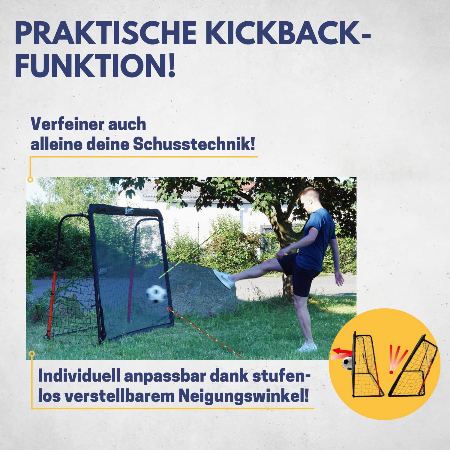 Best Sporting Fußballtor »Fußballtor Rebound 2 in 1«