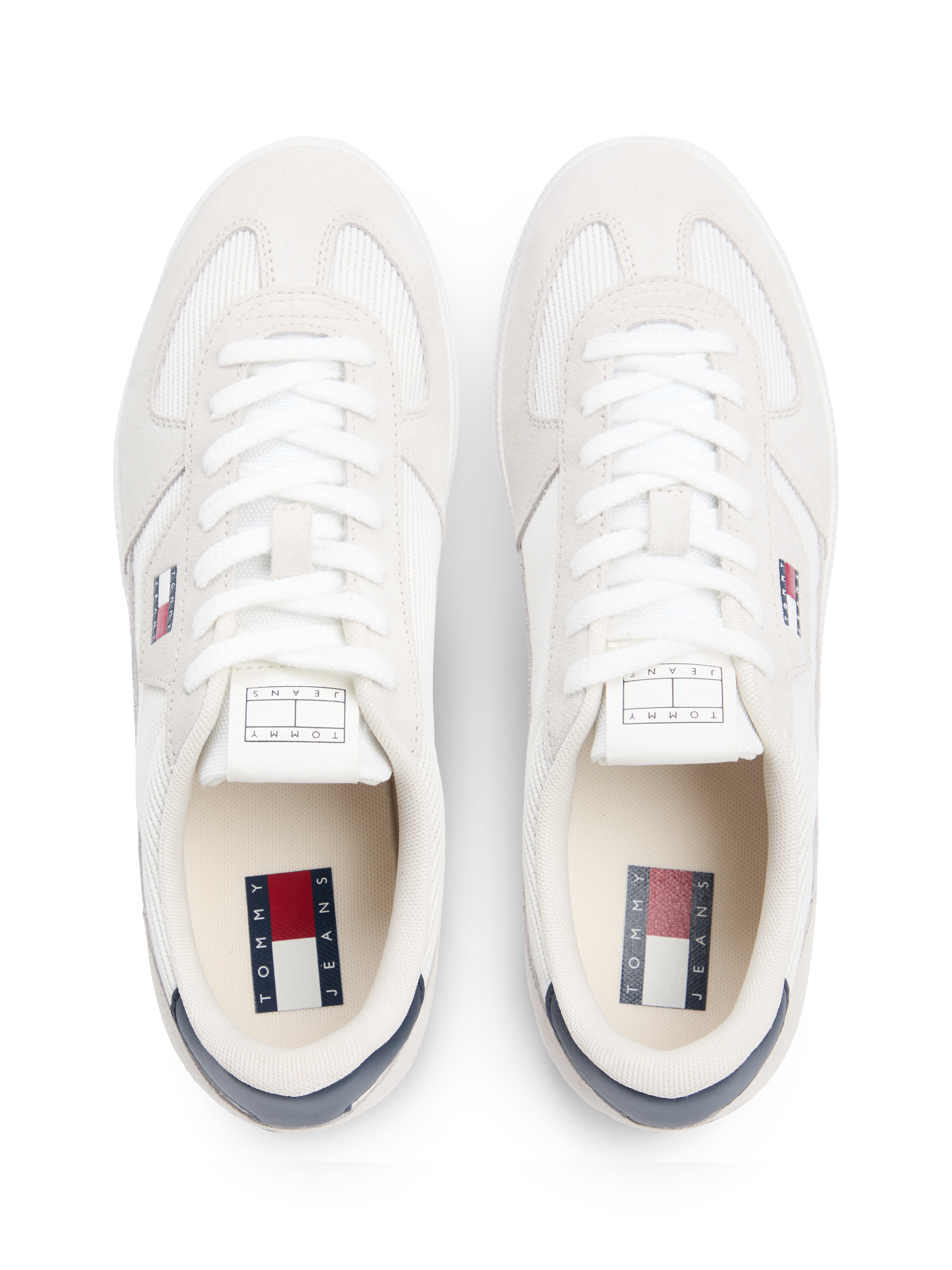 Tommy Jeans Sneaker »THE GREENWICH EDGE MIX MATERIAL«  Freizeitschuh, Schnürer, Halbschuh im angesagten Retro-Look