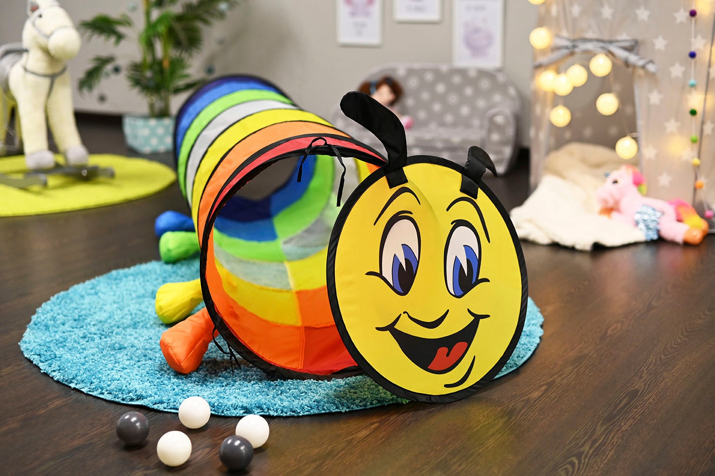 Knorrtoys® Spieltunnel »caterpillar, bunt«