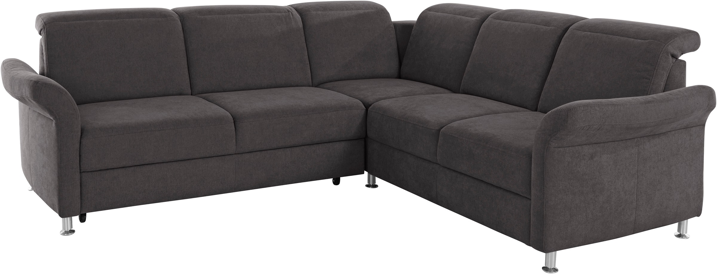 sit&more Ecksofa »Darwin L-Form«, inklusive Federkern, wahlweise mit Kopfteilverstellung, Bettfunktion