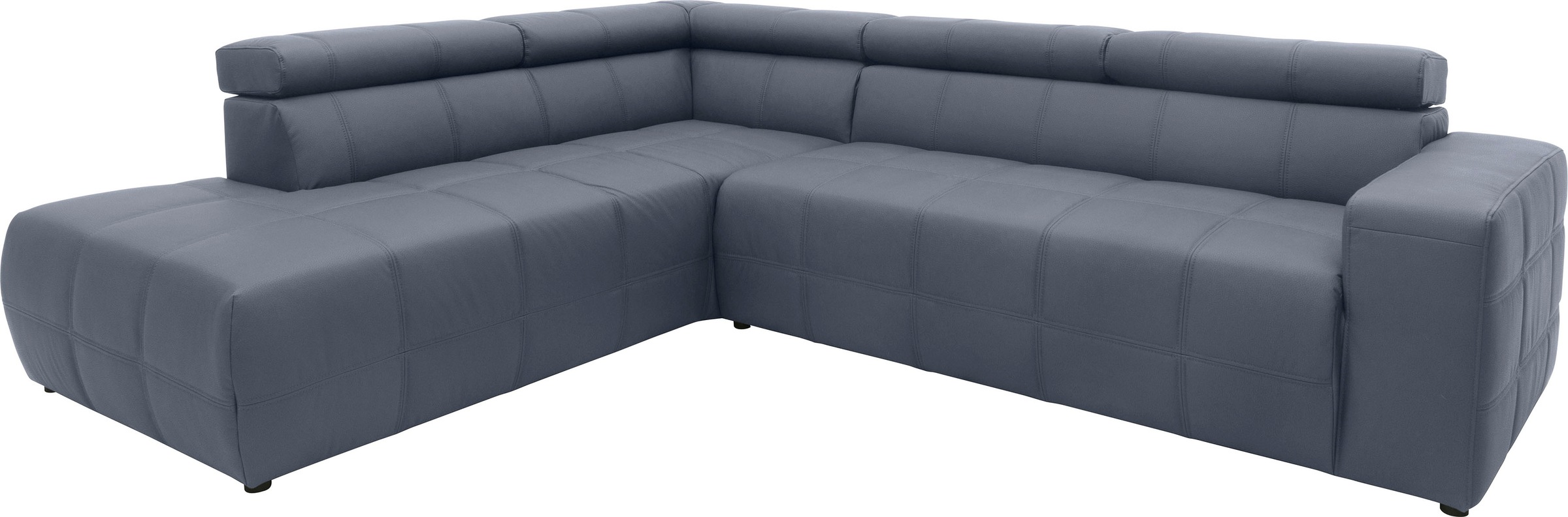 DOMO collection Ecksofa "Brandon L-Form, auch in Leder", inklusive Kopfteil günstig online kaufen