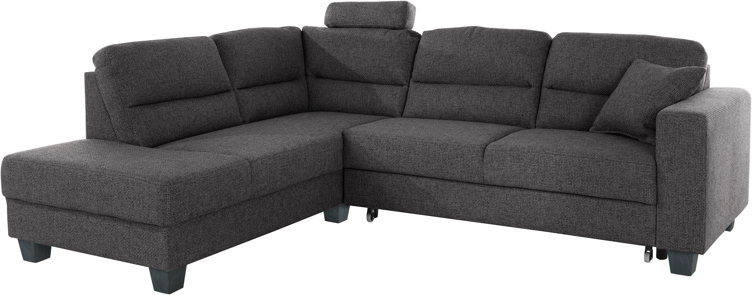TRENDMANUFAKTUR Ecksofa »Chamber, L-Form«, inklusive einer Kopfstütze, wahlweise mit Schlaffunktion