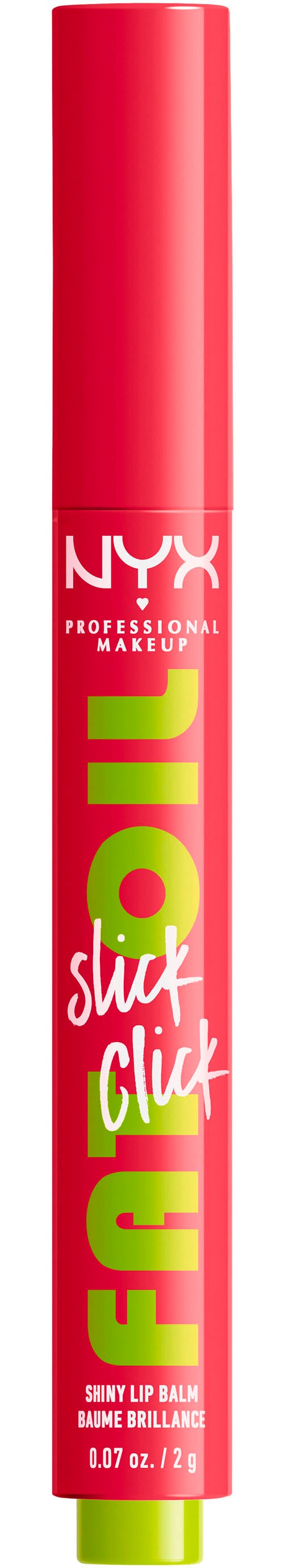 NYX Lippenstift »NYX Professional Makeup Fat Oil Slick Click Double Tap«, mit natürlichen Inhaltstoffen