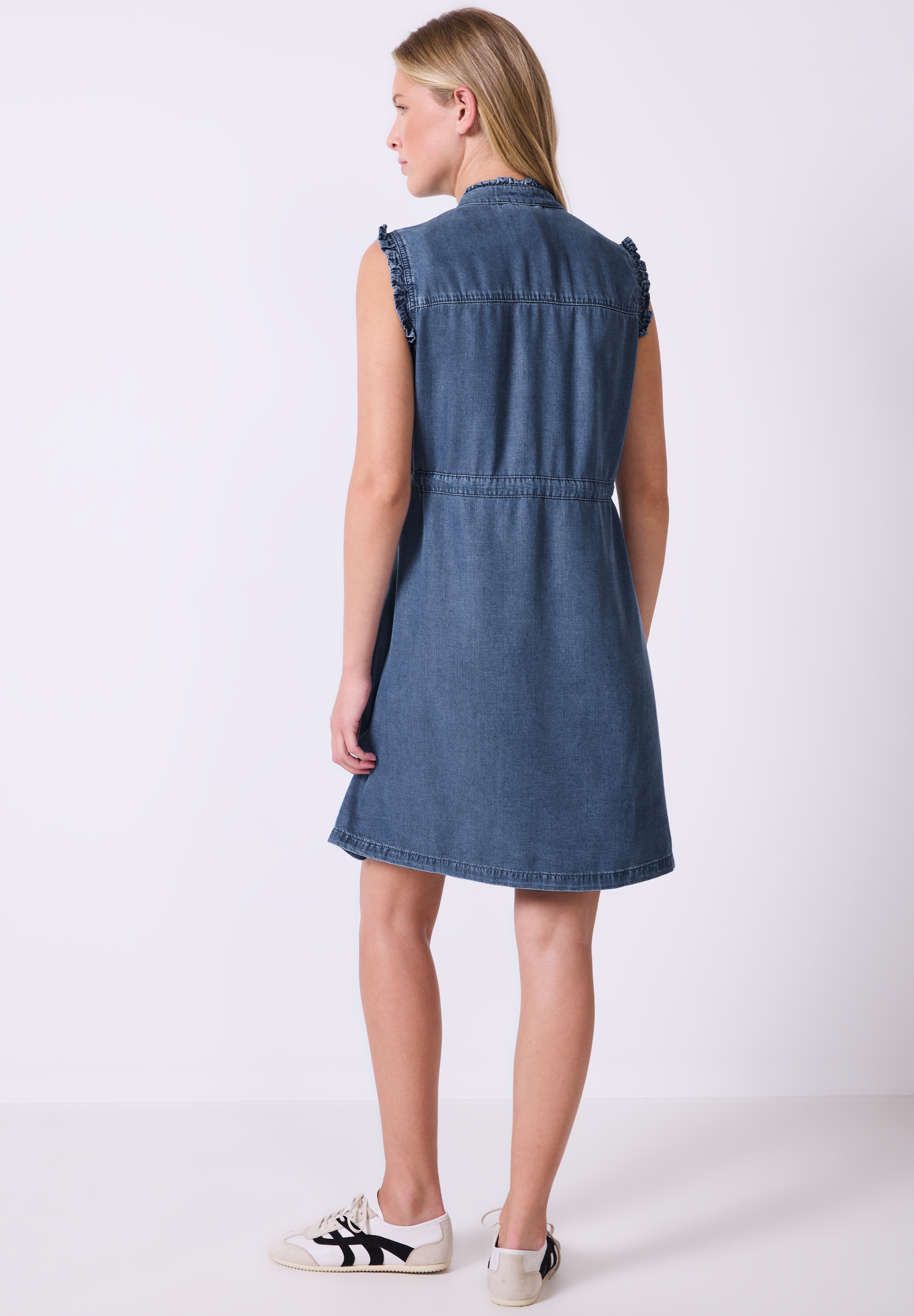 STREET ONE STUDIO Midikleid Ohne Taschen aus Lyocell günstig online kaufen