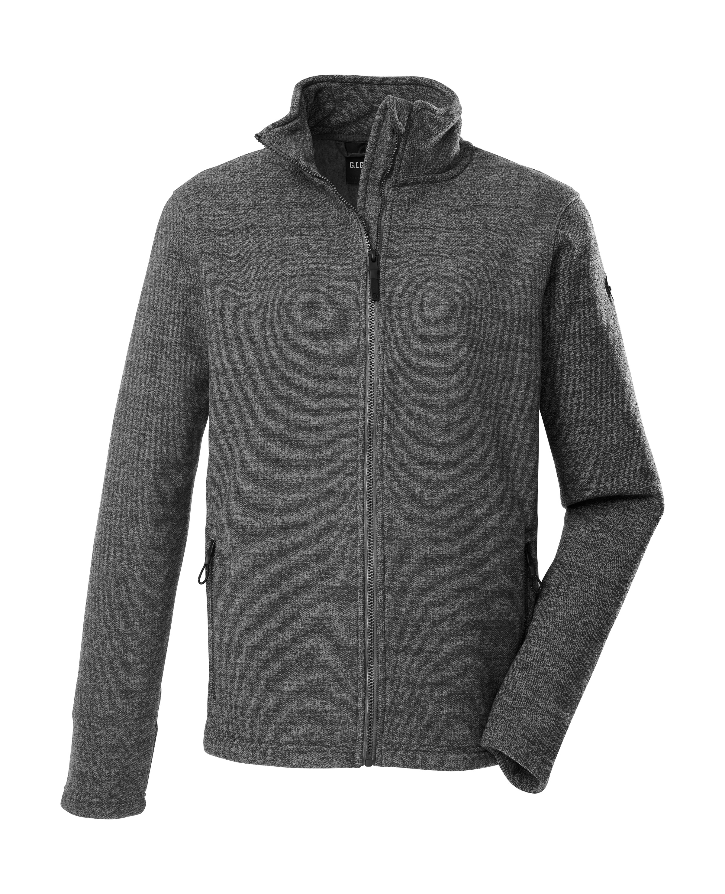 G.I.G.A. DX by killtec Fleecejacke "GW 42 MN FLC JCKT" G.I.G.A. DX Fleecejacke: Melange Optik, Zipper-Taschen, Kinnschutz