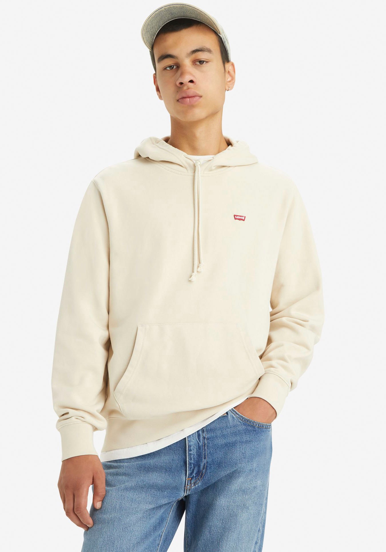 Levis Kapuzensweatshirt "NEW ORIGINAL HOODIE", mit kleinem Batwing-Logo günstig online kaufen