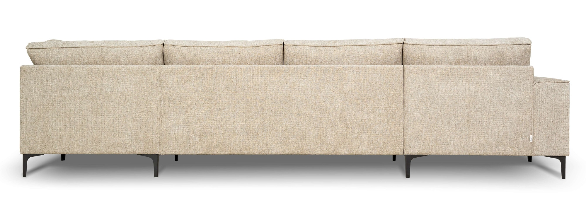 OTTO home Wohnlandschaft »OLAND U-Form, XXL, B: 342 cm, Skandi-Design, Chenille« Skandi-Design in Struktur, Flachgewebe, Luxus-Microfaser, Boucle