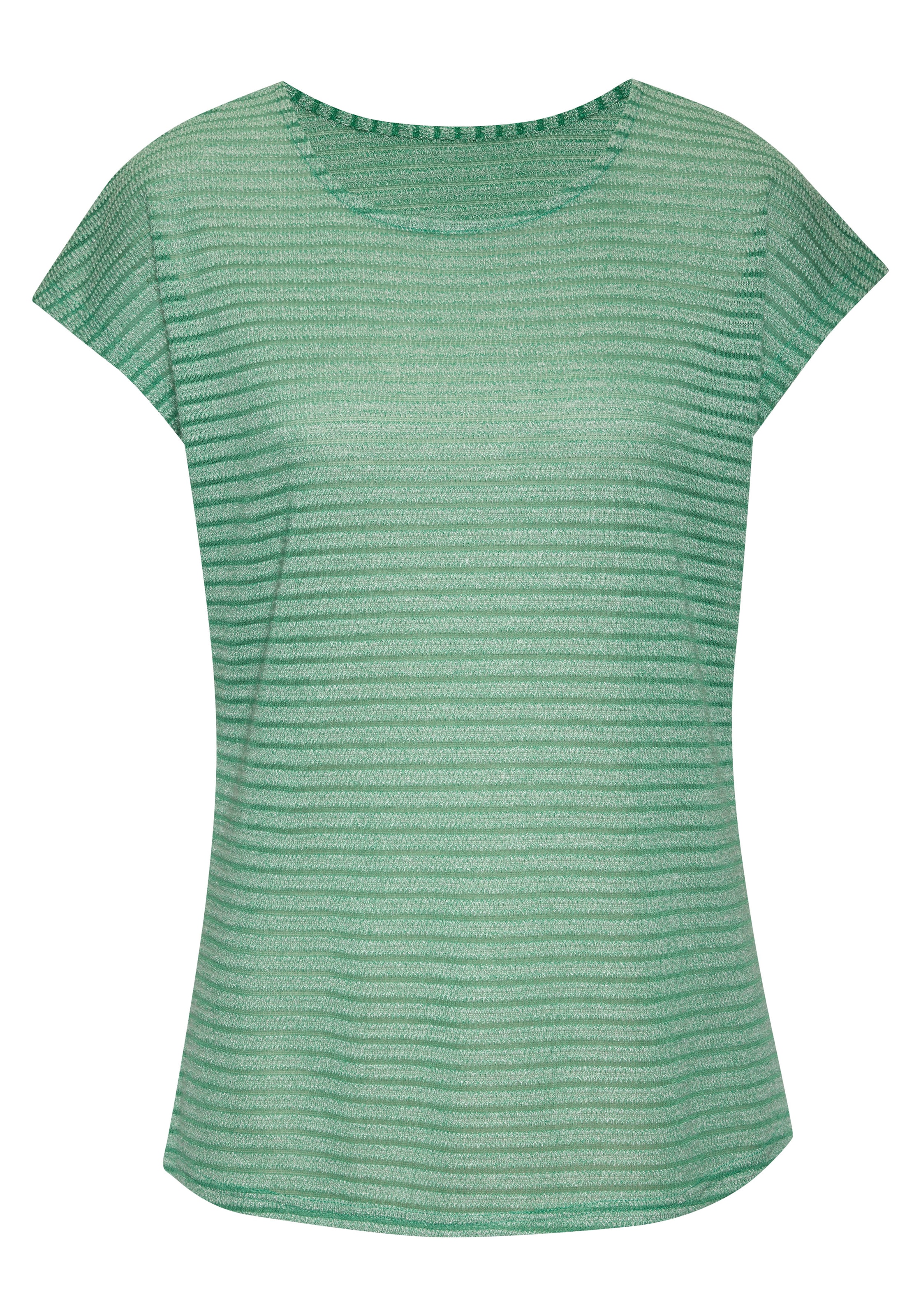 Vivance Kurzarmshirt »mit Streifenoptik«, aus pflegeleichter Viskose-Qualität