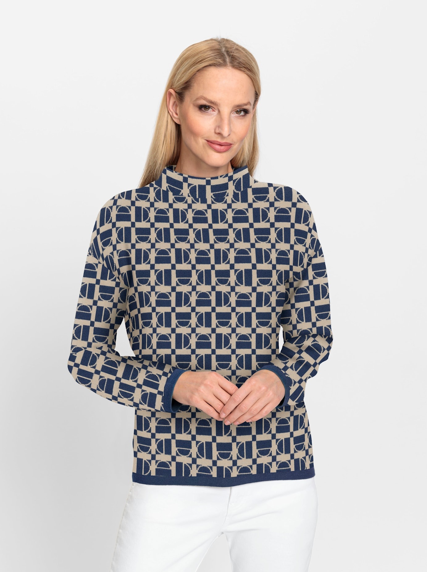 heine Jacquardpullover "Jacquard-Pullover" günstig online kaufen