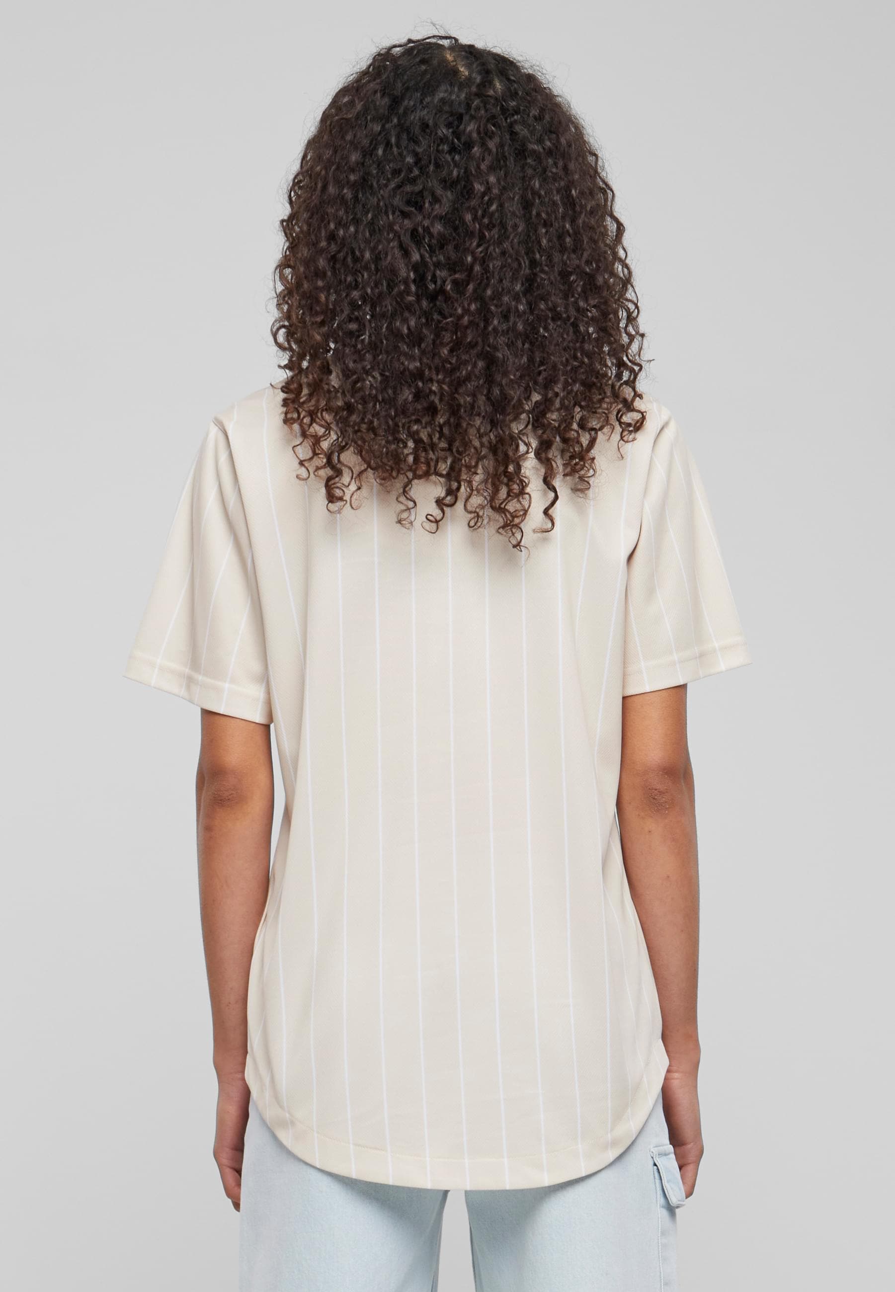 Karl Kani Langarmhemd »Karl Kani Damen KW233-035-1 KK Varsity Pinstripe Baseball Shirt«