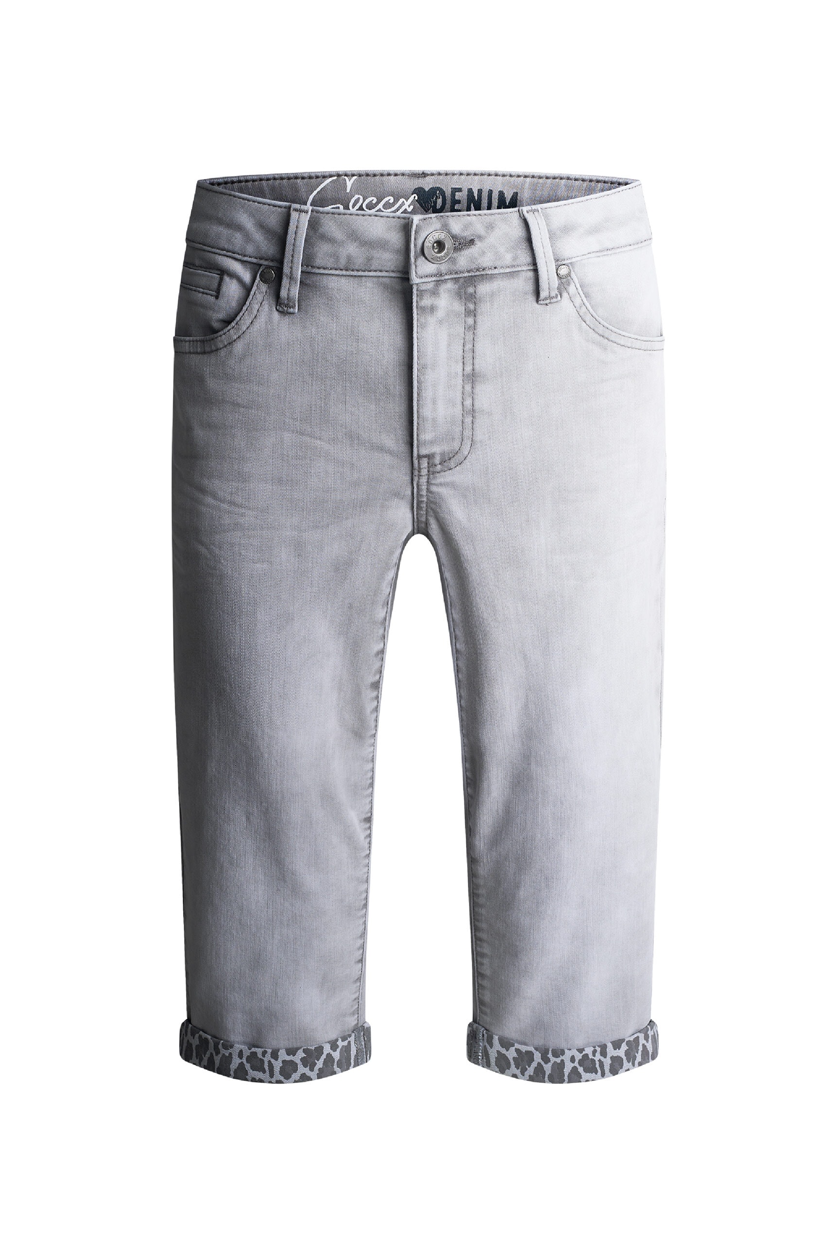 SOCCX Regular-fit-Jeans mit Turn-Up Saum