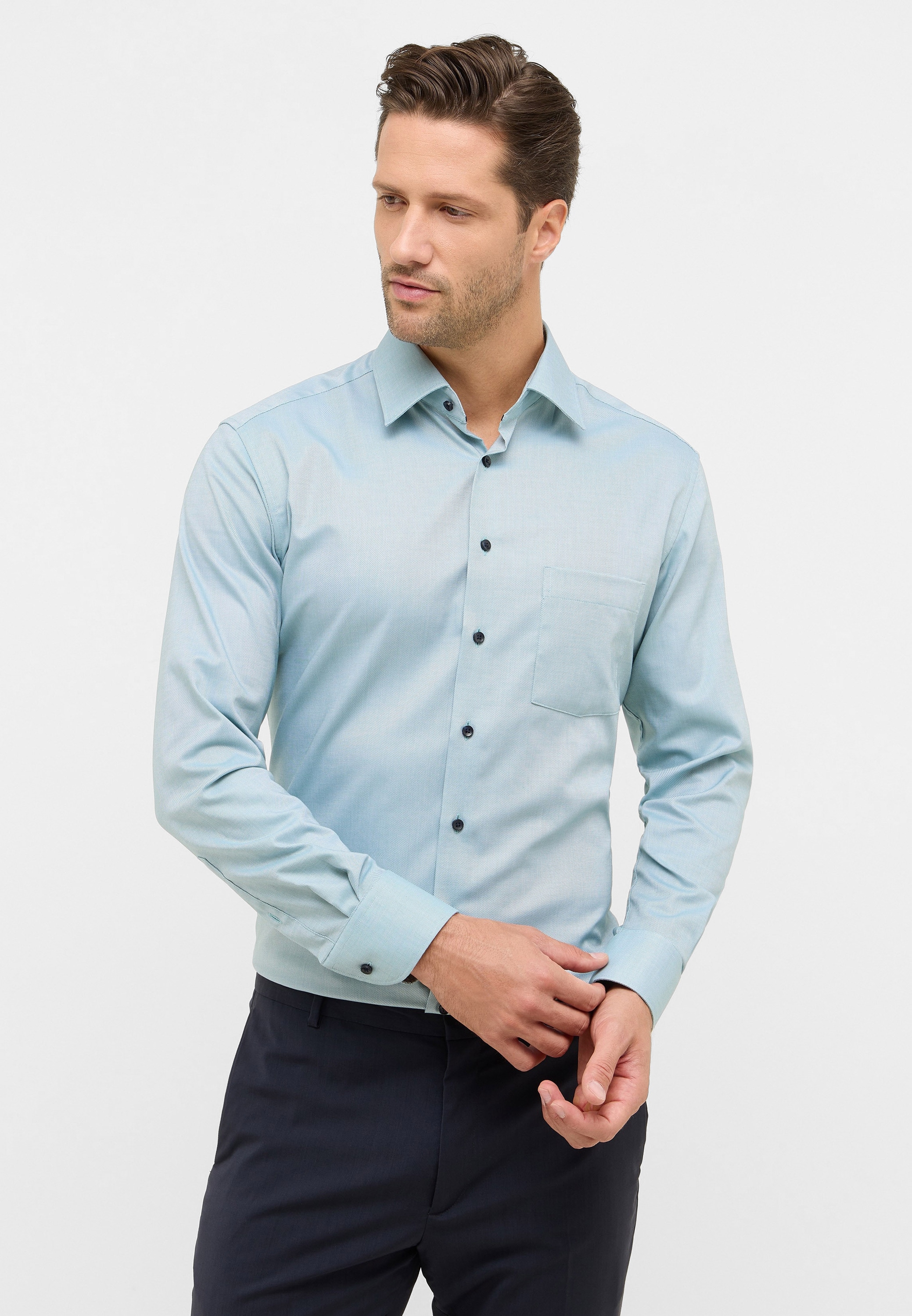 Eterna Langarmhemd "MODERN FIT" NON IRON (bügelfrei) günstig online kaufen